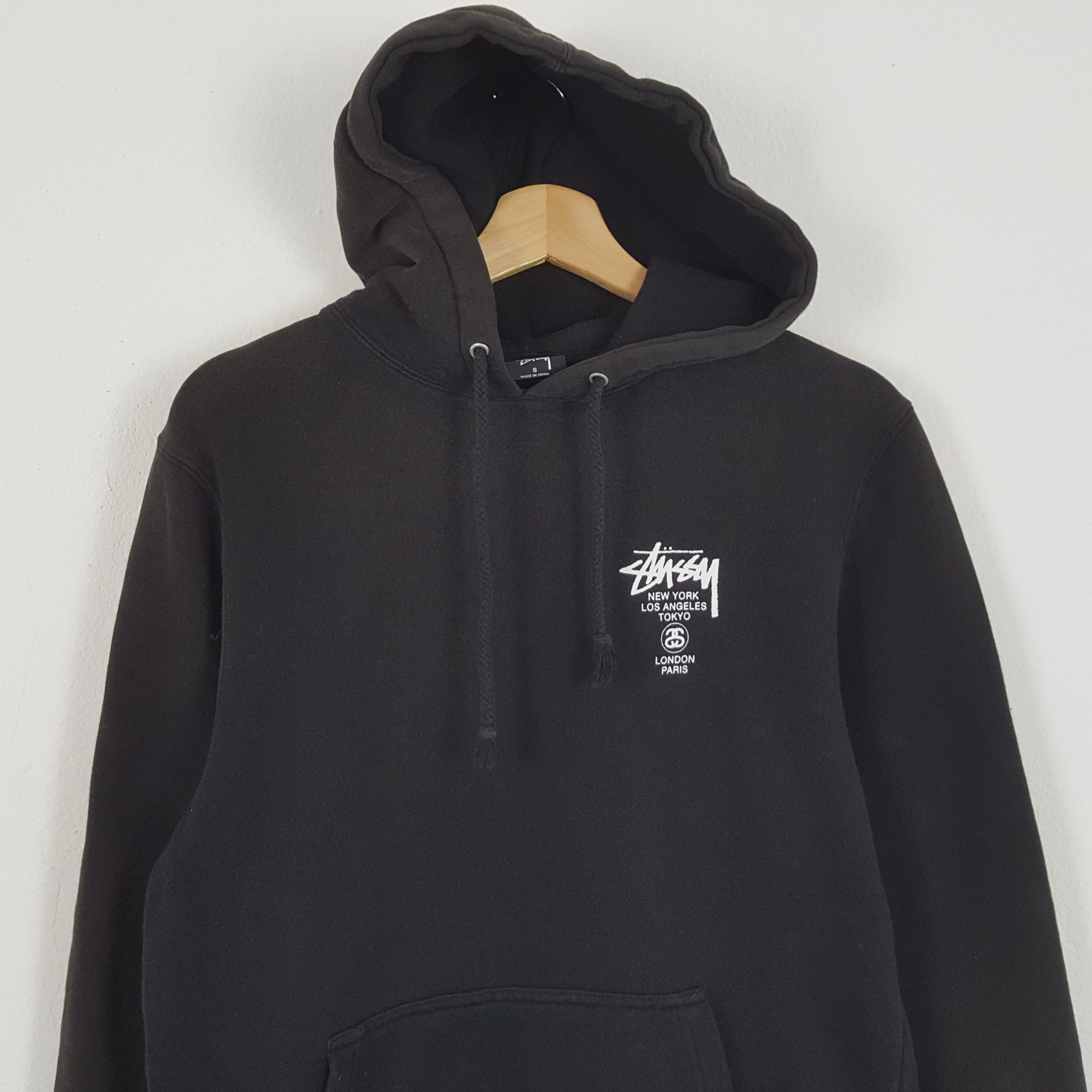Stussy × Vintage Vintage STUSSY Streetwear Skateboard Style Hoodies Size US S / EU 44-46 / 1 - 4 Thumbnail
