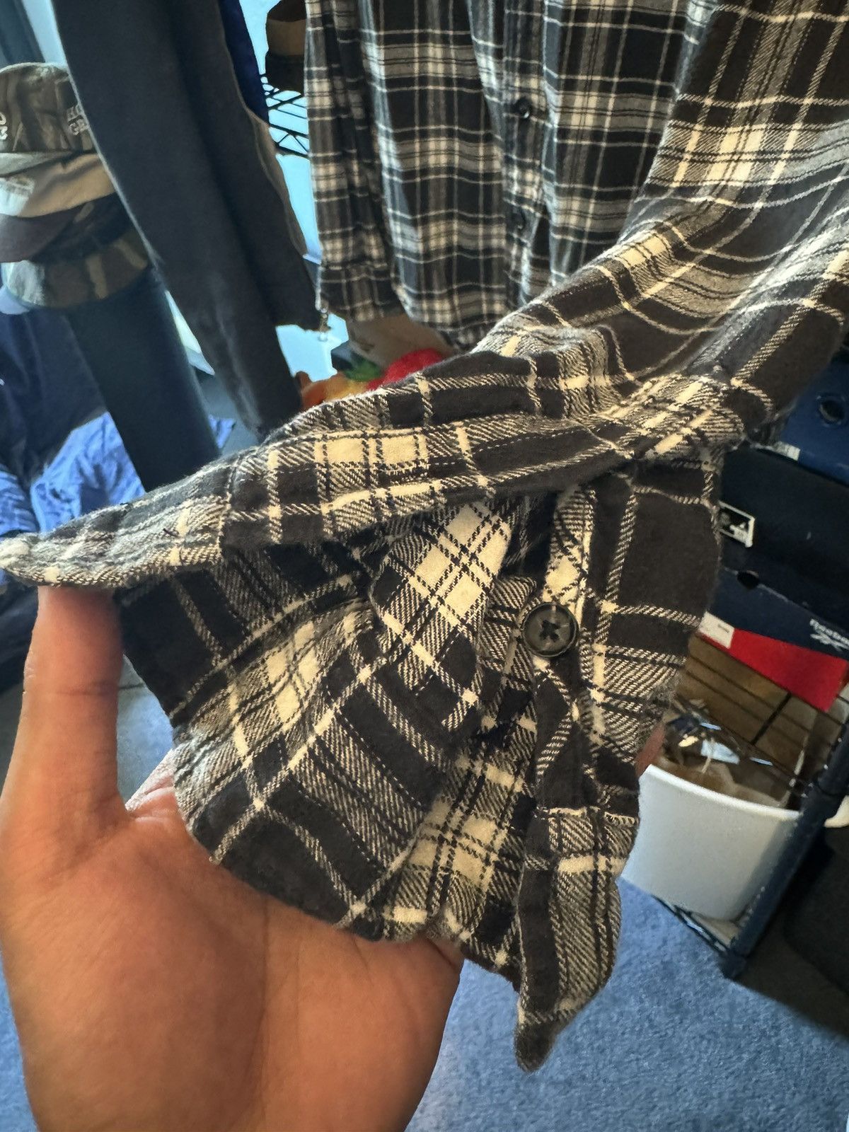 Urban Outfitters Black and White Flannel Size US S / EU 44-46 / 1 - 5 Thumbnail