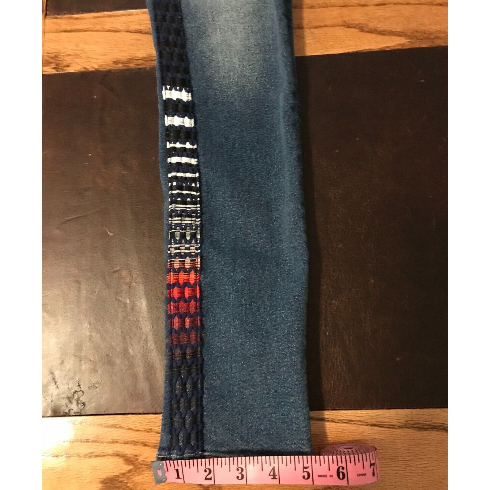 Levi's Anthropologie Levi's 721 High-Rise Skinny Embroidered Jeans Size 28" / US 6 / IT 42 - 11 Thumbnail