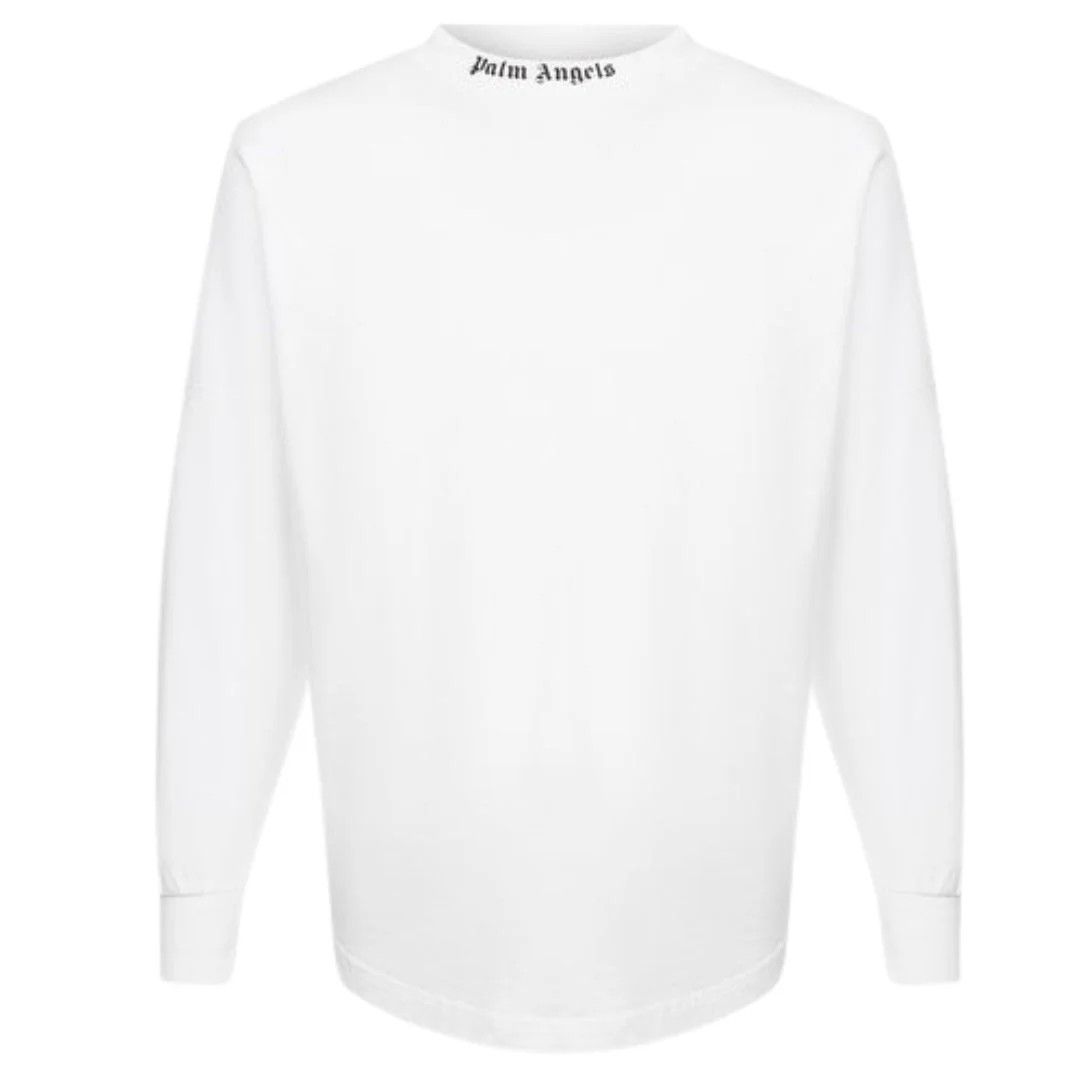 Palm Angels o1w1db10824 Double Logo T-Shirt in White/Fuschia Size US S / EU 44-46 / 1 - 1 Thumbnail