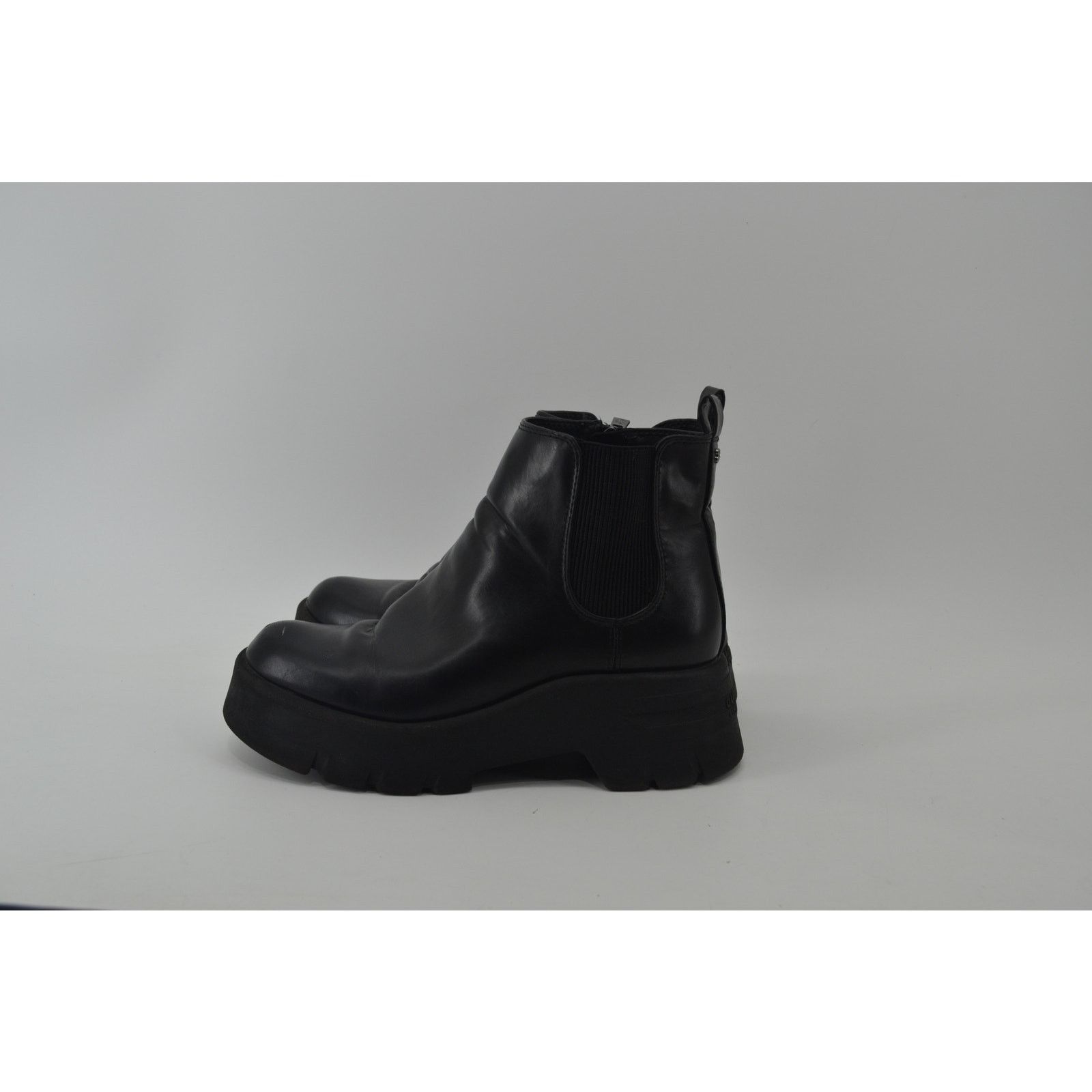 Other Sam & Libby Chunky Boots Whimsygothic Black Faux Leather 9.5 Size US 9.5 / IT 39.5 - 13 Thumbnail