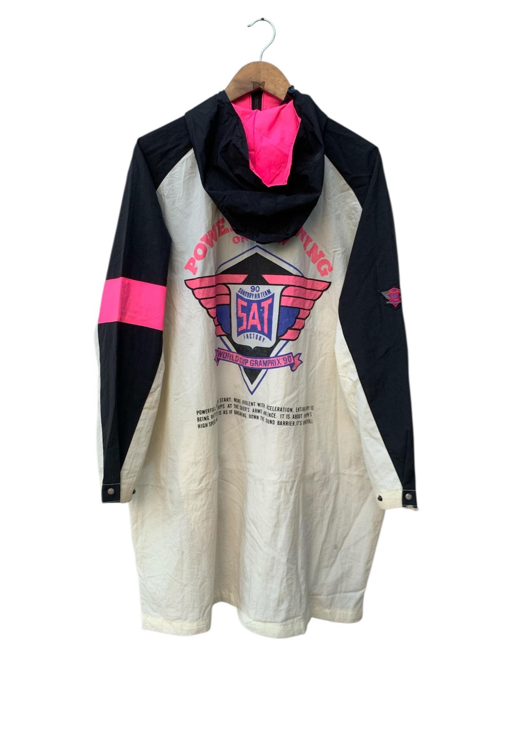 Japanese Brand World Cup Gramprix Powerful Trench Windbreaker Jacket Size US XXL / EU 58 / 5 - 1 Thumbnail