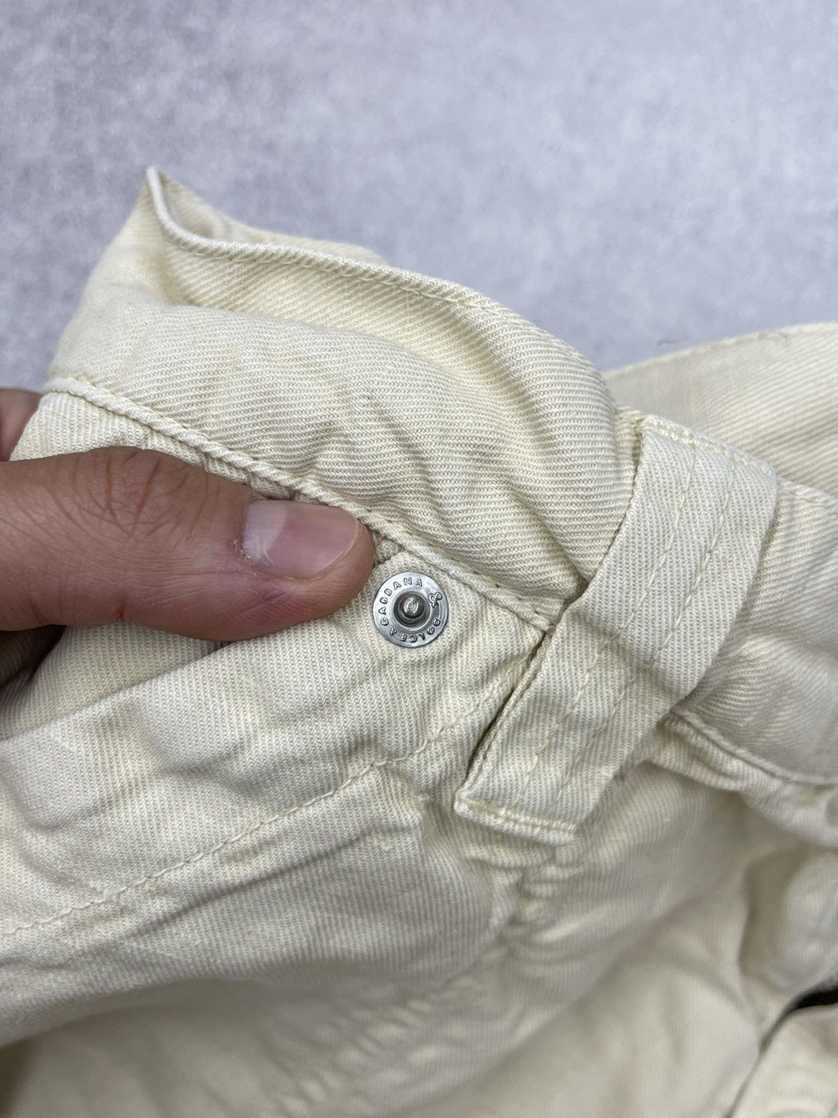 Dolce & Gabbana Vintage Dolce Gabbana Pants Beige Italy Lampo Size M Size US 32 / EU 48 - 11 Thumbnail