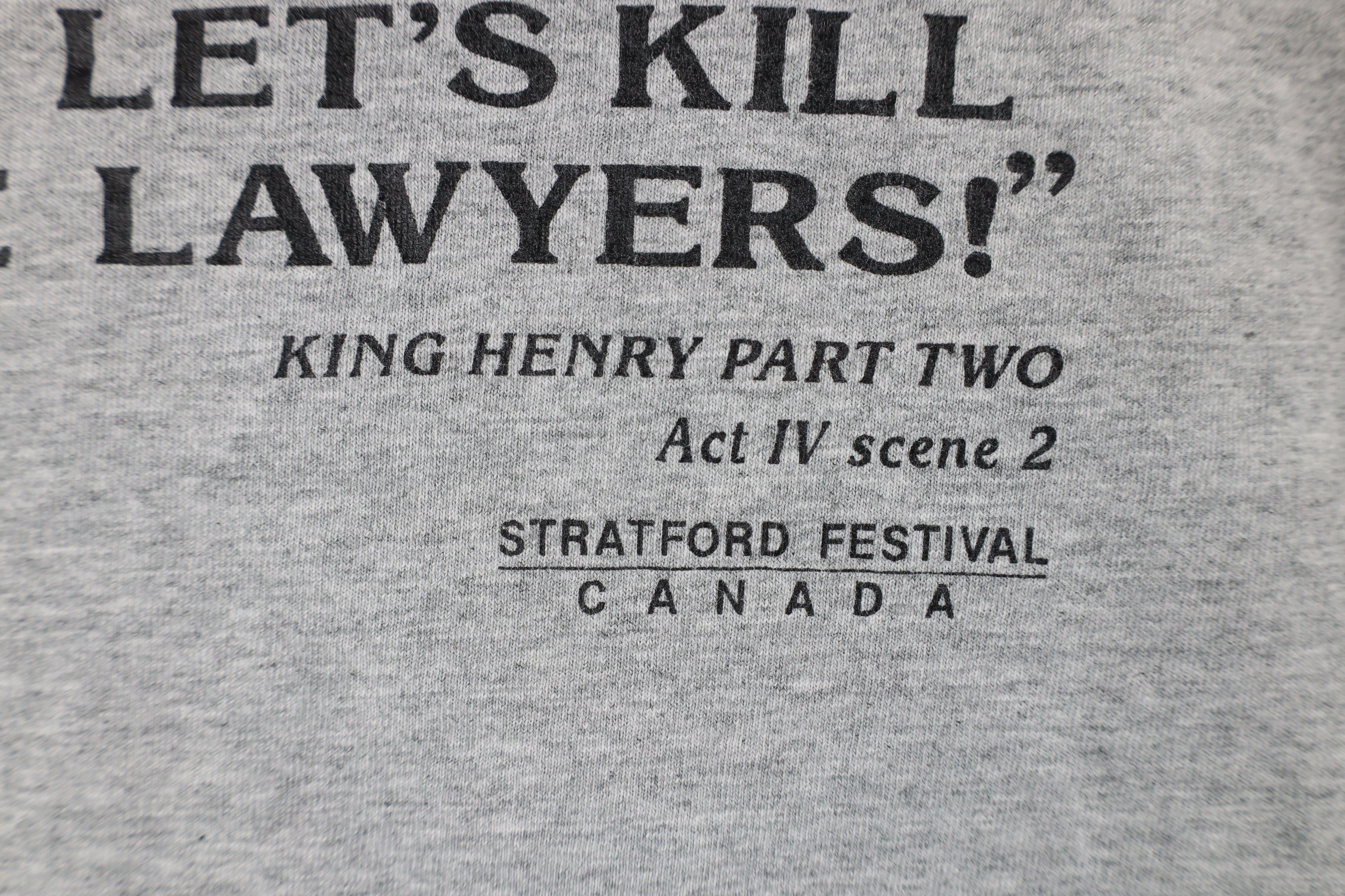 Vintage Vintage 90s King Henry Stratford Festival T-Shirt USA Size US L / EU 52-54 / 3 - 5 Thumbnail