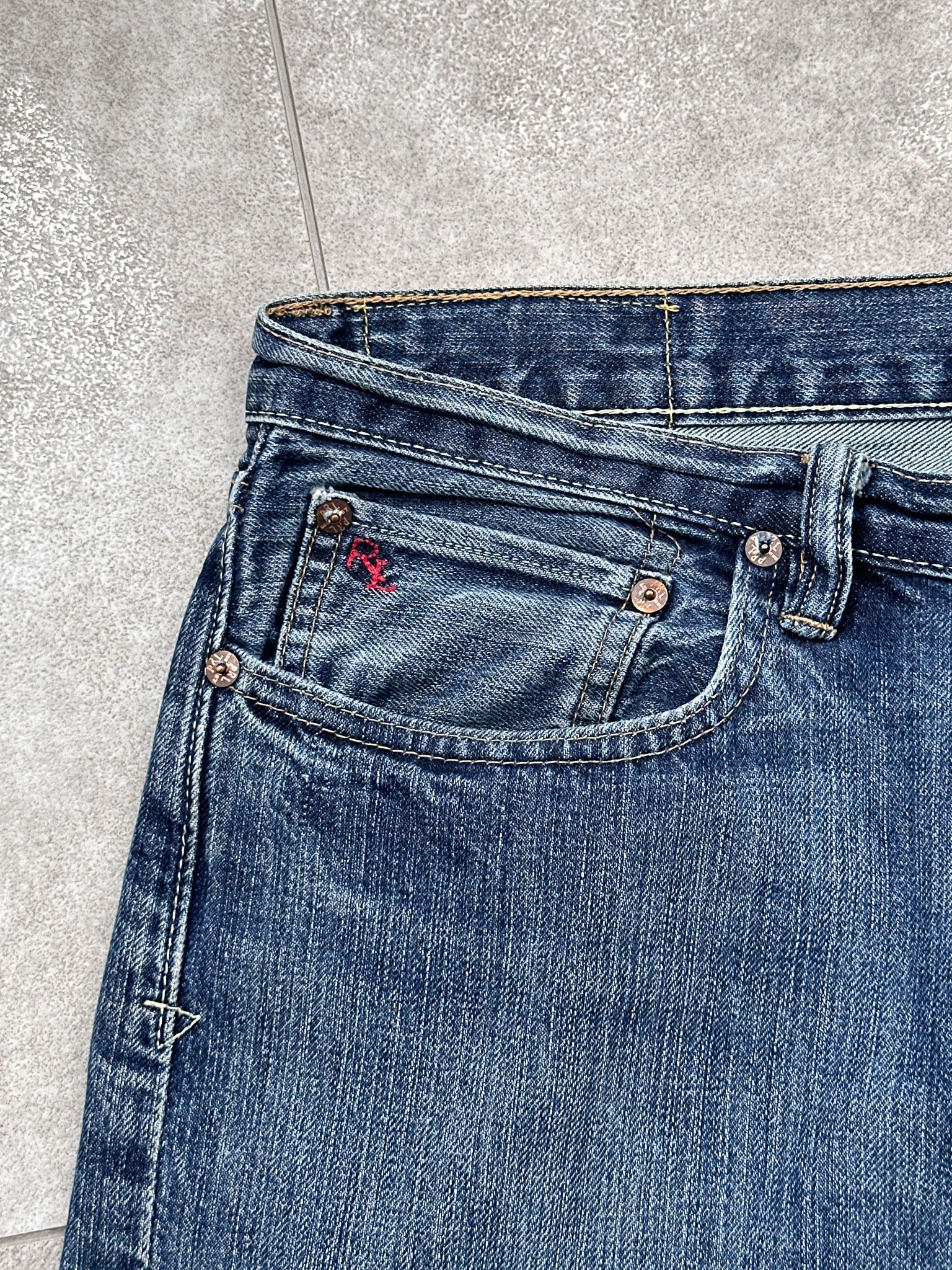 Polo Ralph Lauren Polo Ralph Lauren Blue Denim Jeans Size US 34 / EU 50 - 6 Thumbnail