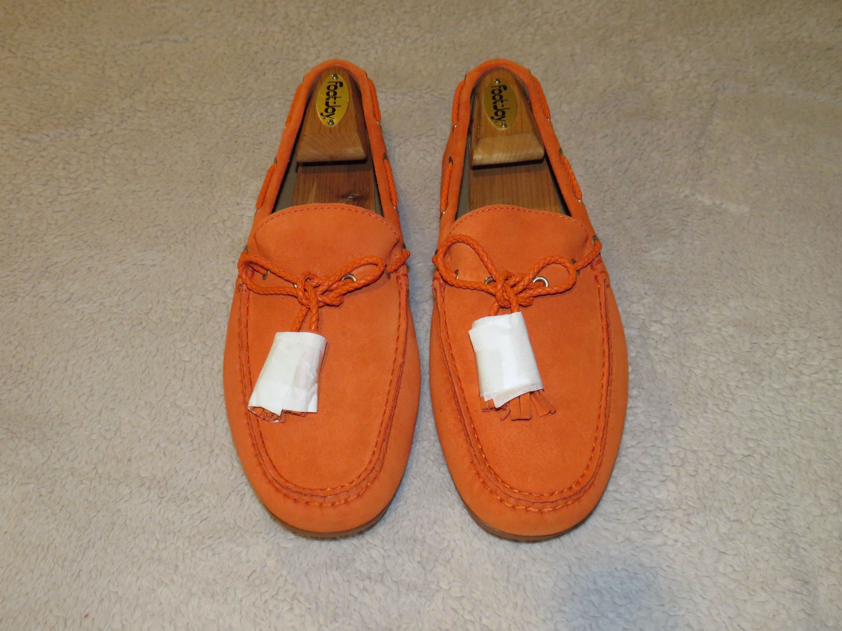 Ralph Lauren Purple Label Harold Orange Calf Skin Tassel Driving Loafers 8D NWB Size US 8 / EU 41 - 1 Thumbnail
