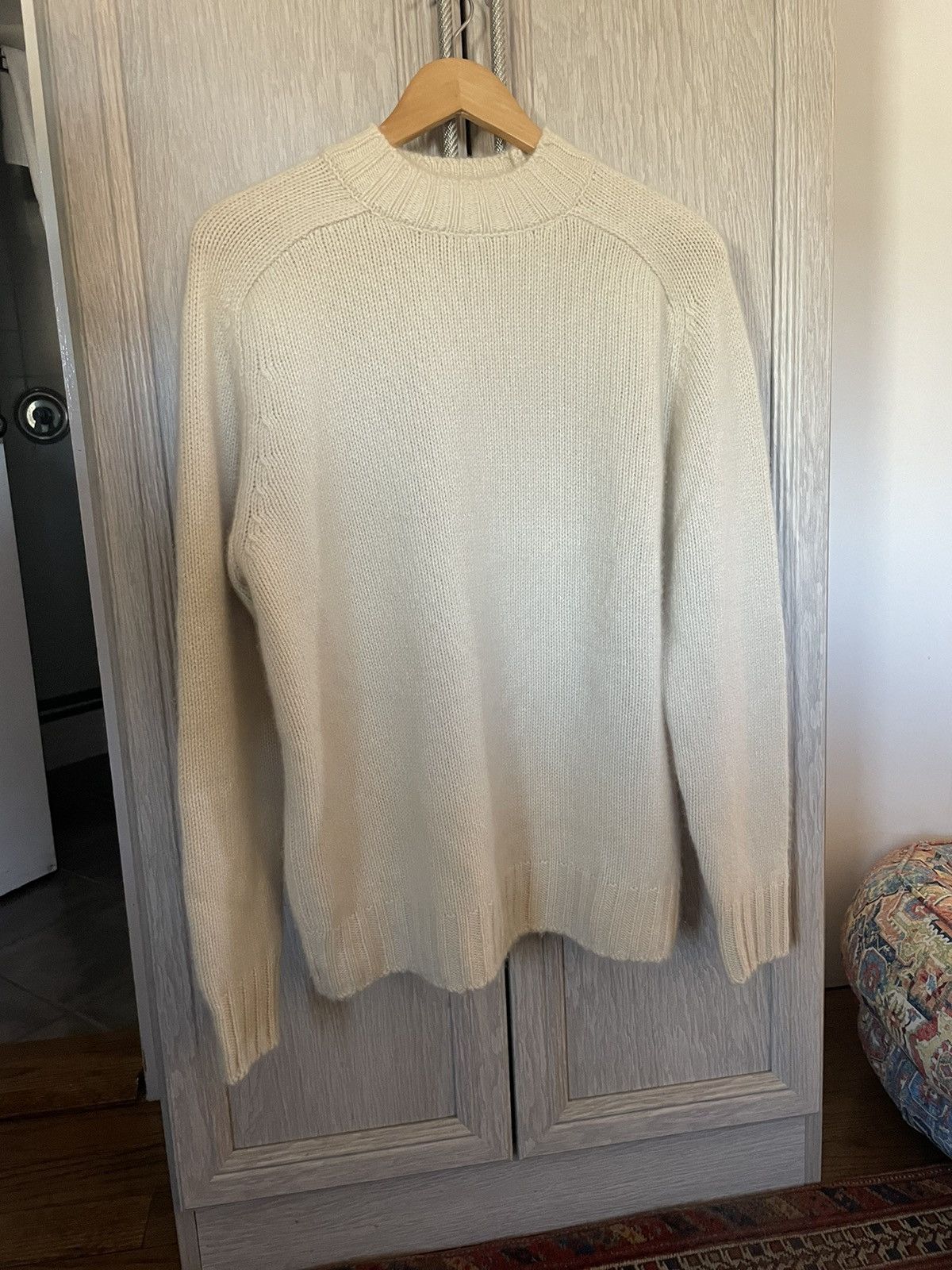 Zara Bone Multi-Ply Cashmere Sweater Size US M / EU 48-50 / 2 - 1 Thumbnail