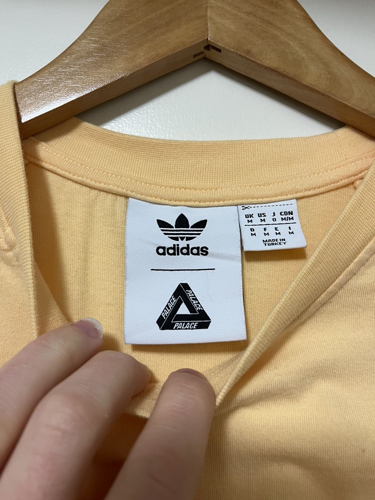 Adidas × Palace yellow shirt from adidas and palace Size US M / EU 48-50 / 2 - 3 Thumbnail