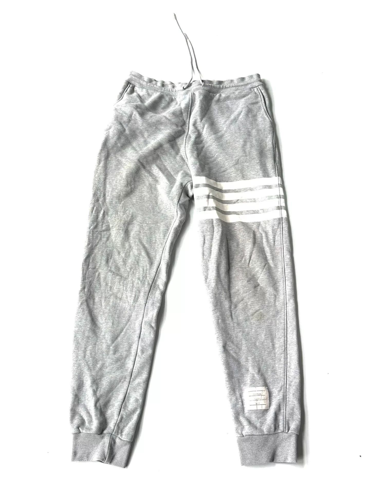 Thom Browne Thom Browne Gray Knit Pants Size US 32 / EU 48 - 1 Thumbnail