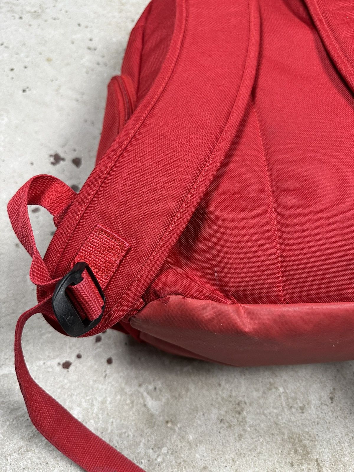 Adidas Vintage Y2K Adidas x Bayern Munich Red Backpack Bag Size ONE SIZE - 10 Thumbnail