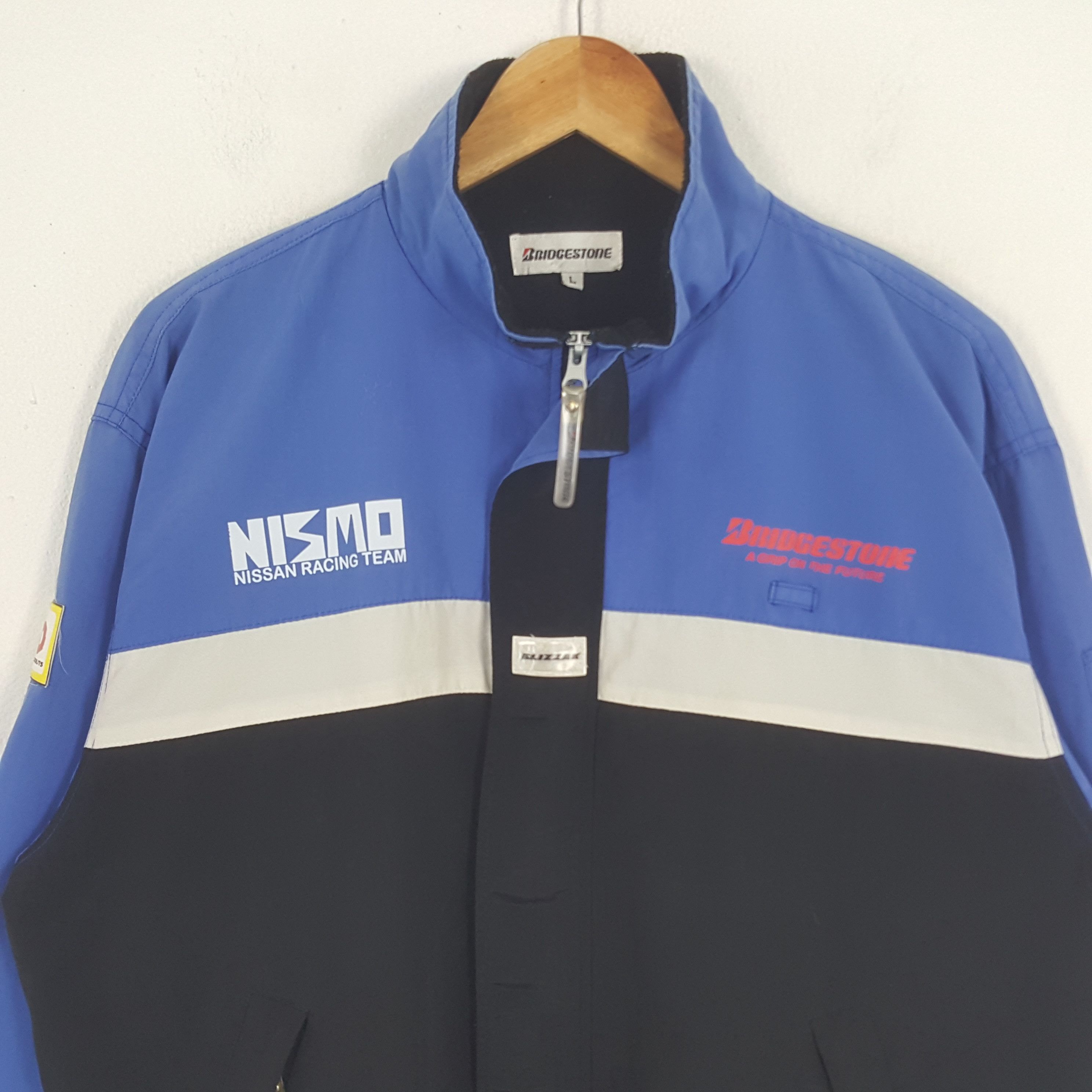 Japanese Brand Vintage Bridgestone Racing Nismo Nissan Japan Custom Jacket Size US L / EU 52-54 / 3 - 4 Thumbnail