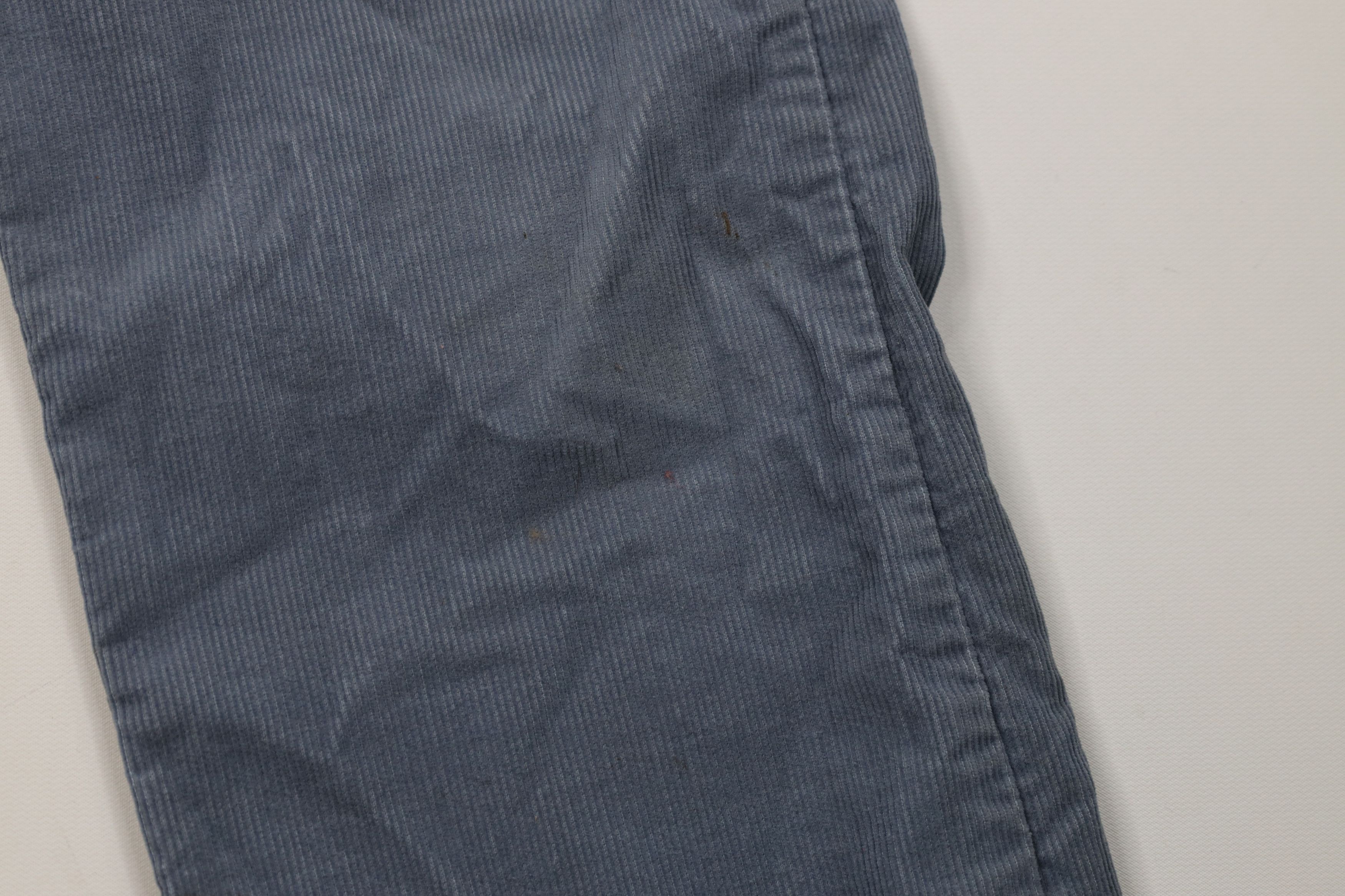 Levi's Vintage 70s Levis 501 Original Fit Corduroy Pants Blue USA Size US 34 / EU 50 - 7 Thumbnail