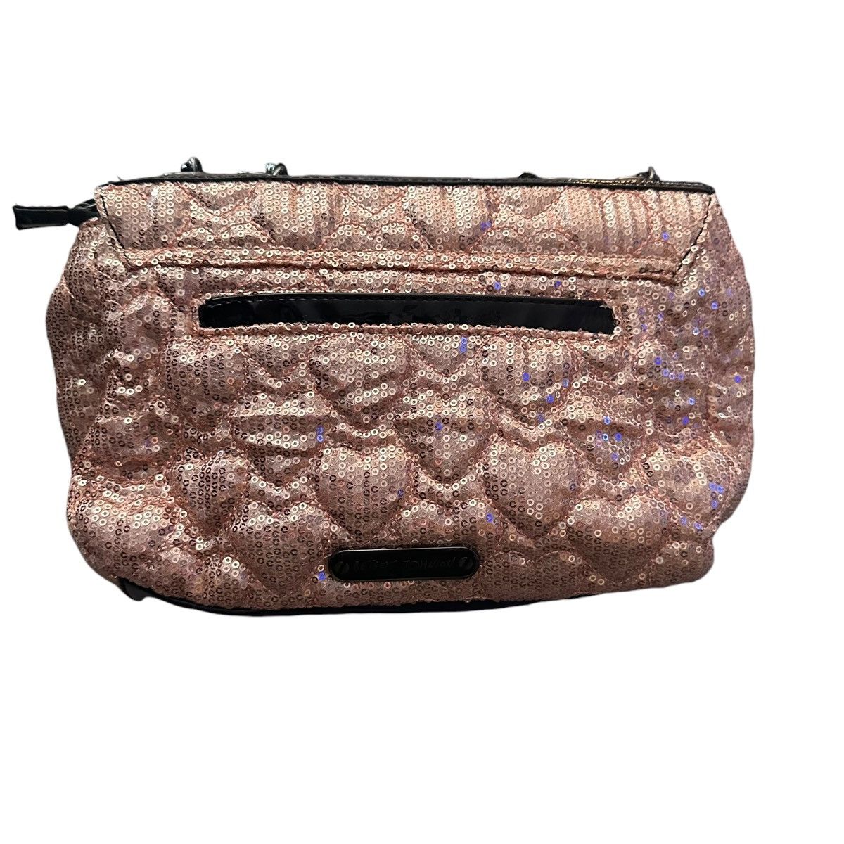 Betsey Johnson Betsey Johnson sequined quilted heart bag Size ONE SIZE - 4 Thumbnail