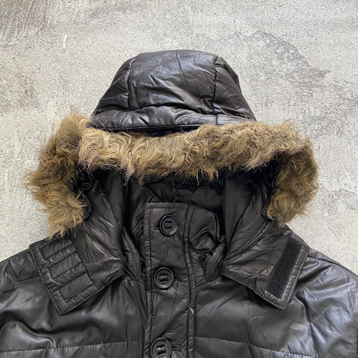 Avirex 2000s Avirex - Vkei Apocalypse Style Down Puffer Fur Jacket Size US M / EU 48-50 / 2 - 3 Thumbnail
