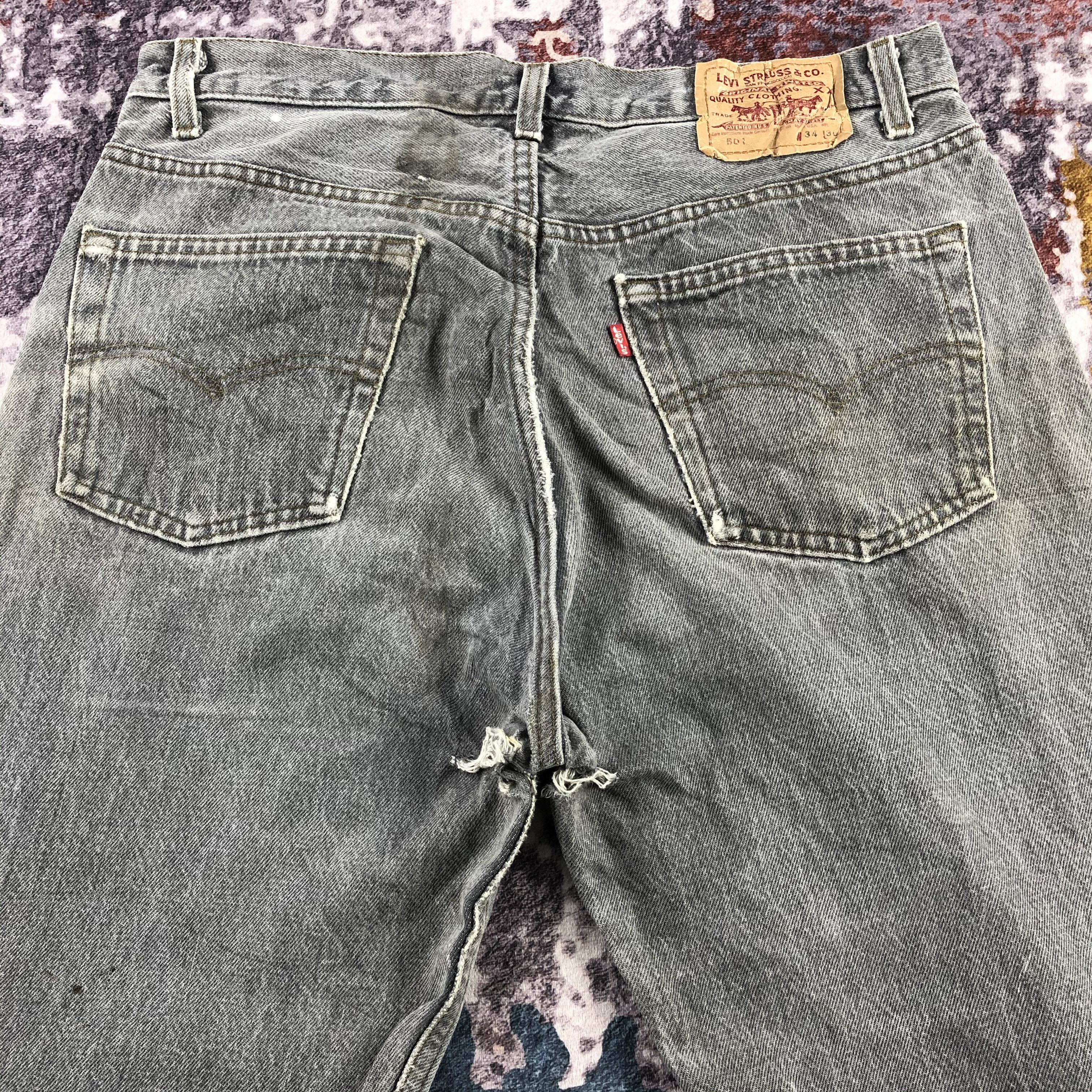Levi's × Vintage Vintage 90s Levis 501 Jeans-JM3036 Size US 33 - 5 Thumbnail