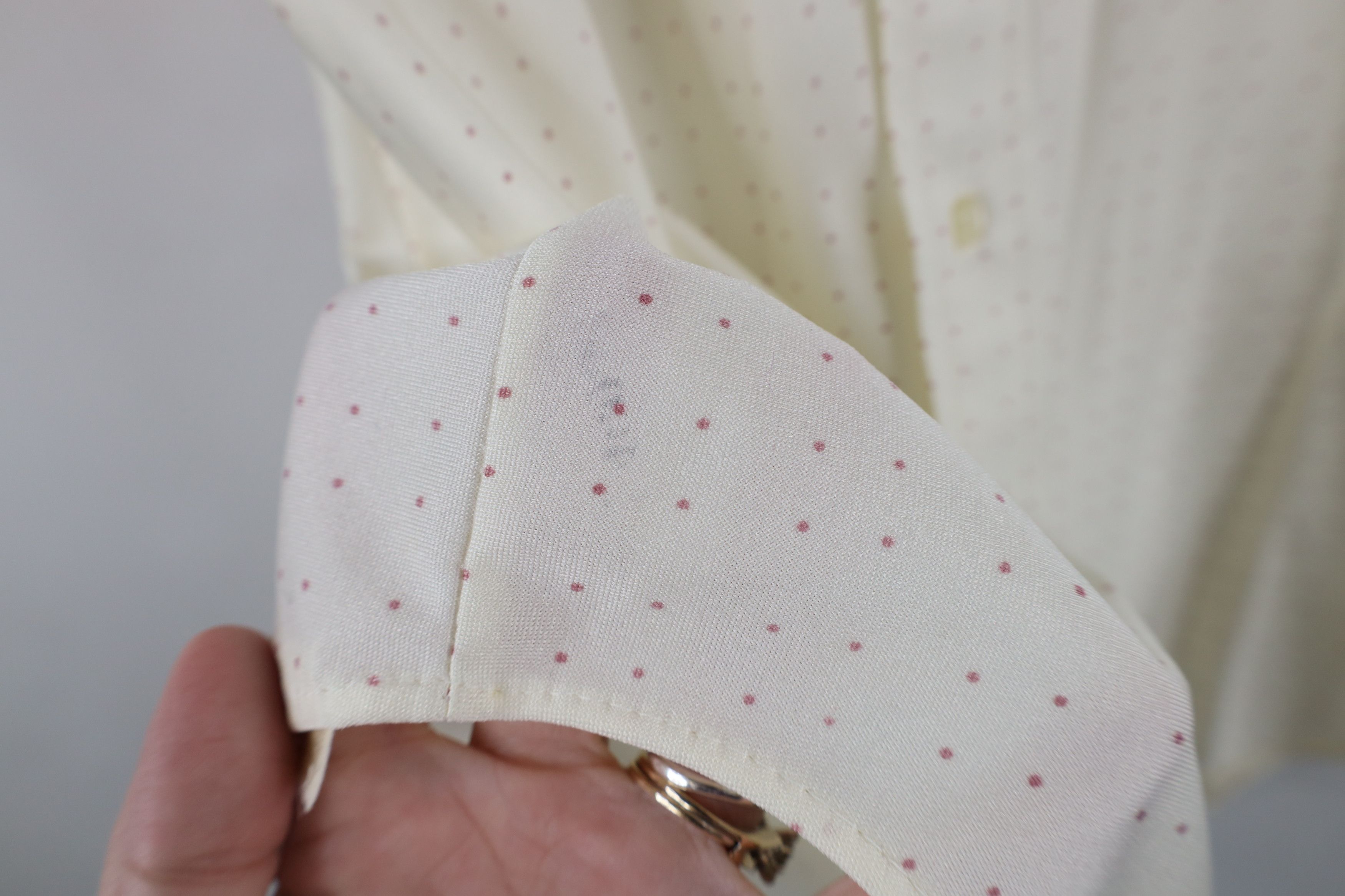 Vintage Vintage 70s Streetwear Dot Knit Short Sleeve Button Shirt Size US M / EU 48-50 / 2 - 5 Thumbnail
