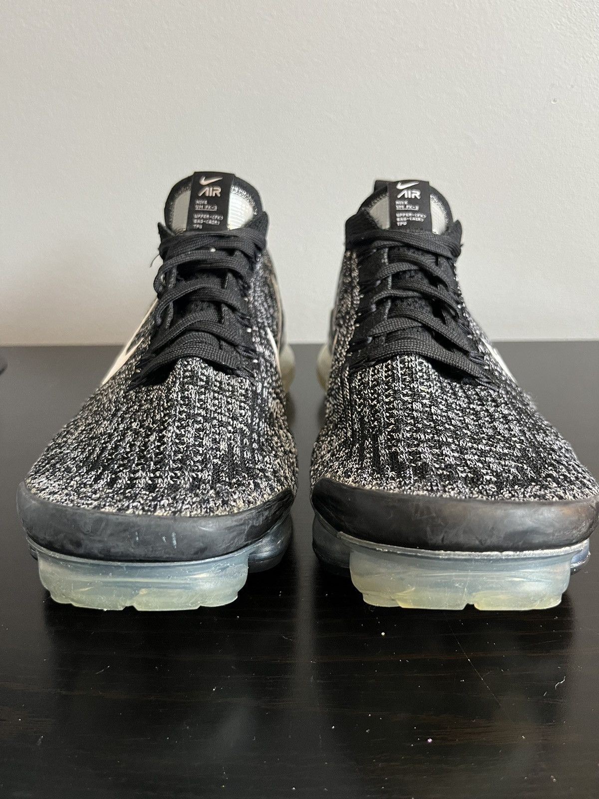 Nike Nike VaporMax Flyknit 3 Oreo Size US 9.5 / EU 42-43 - 5 Thumbnail