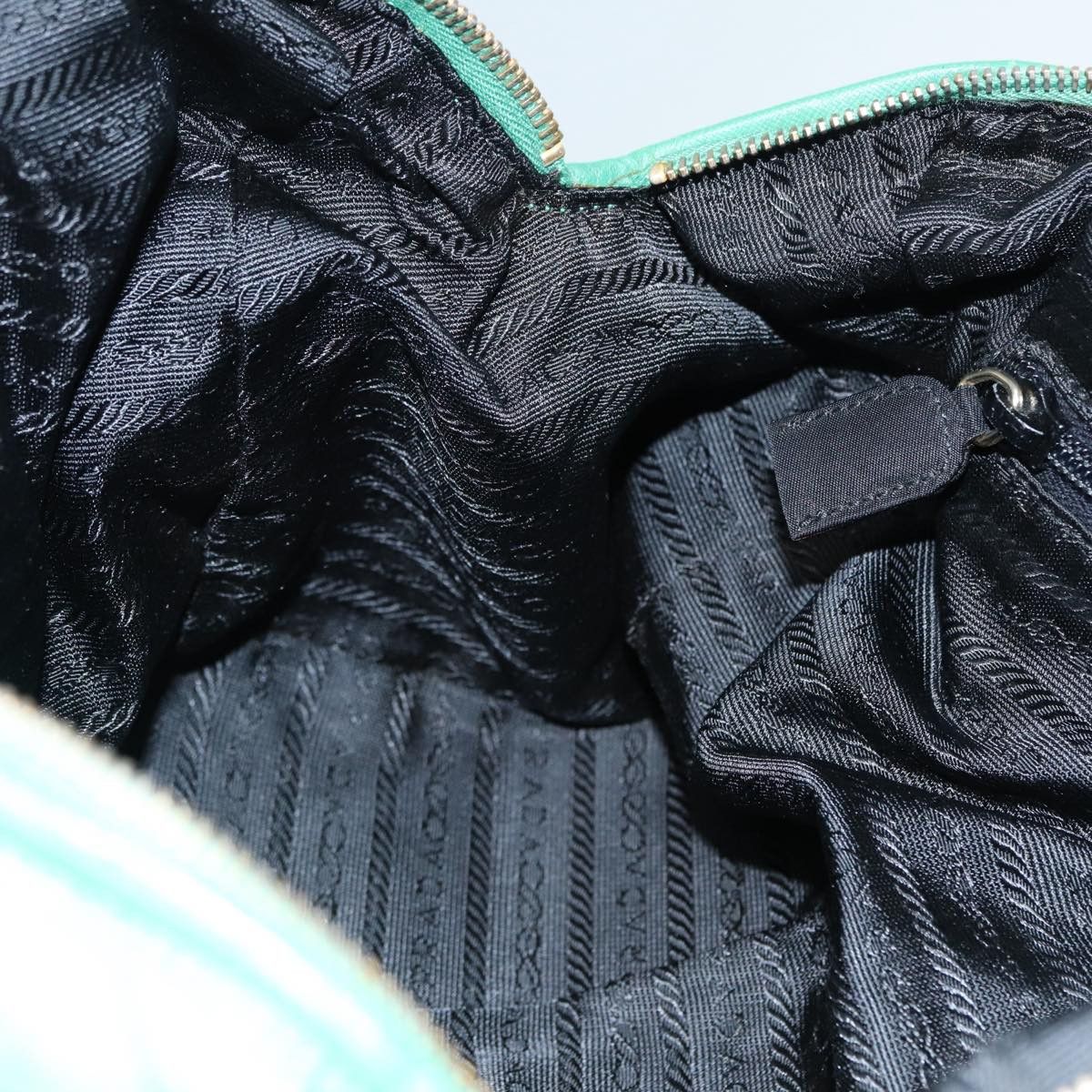 Prada PRADA Hand Bag Nylon Green Gold Size ONE SIZE - 16 Thumbnail
