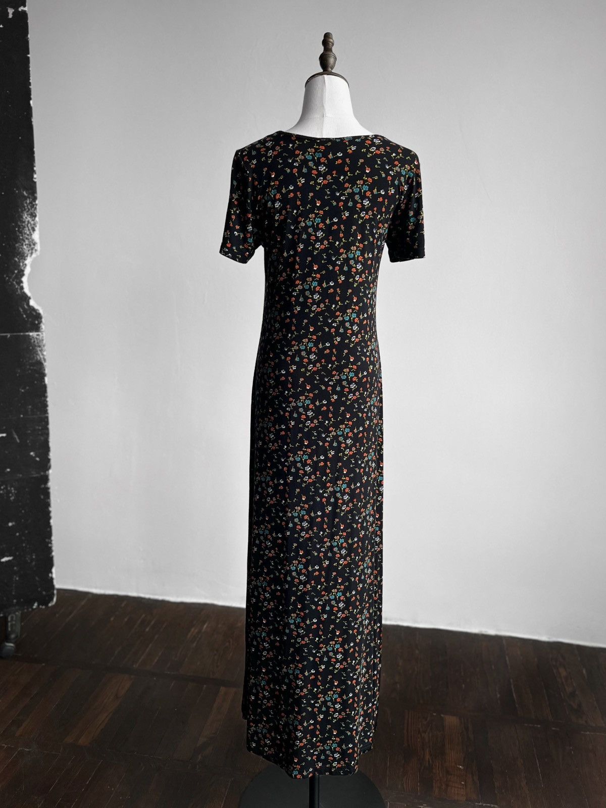 Laura Ashley × Vintage Laura Ashley Womens Vintage Floral Printed Maxi Dress Y2K Size S / US 4 / IT 40 - 3 Thumbnail