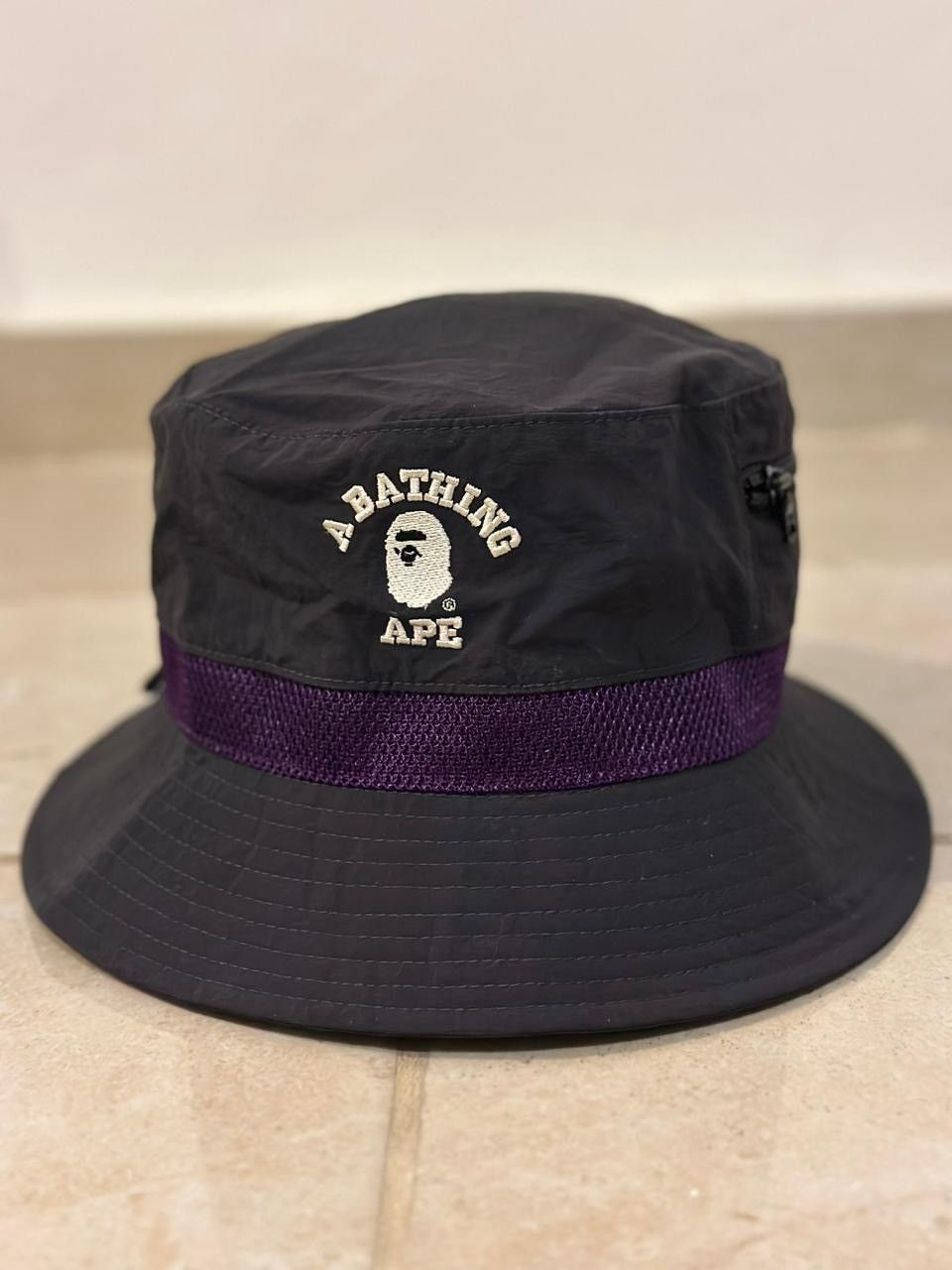 Bape College Mesh Bucket Hat Size ONE SIZE - 2 Thumbnail