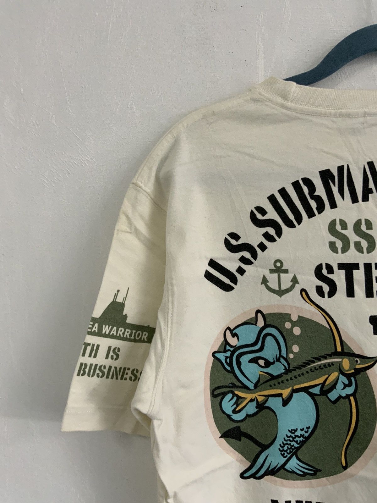 Tedman Vintage Tedman Loopwheel Rusty Stain USS Sterlet Tee Size US M / EU 48-50 / 2 - 10 Thumbnail