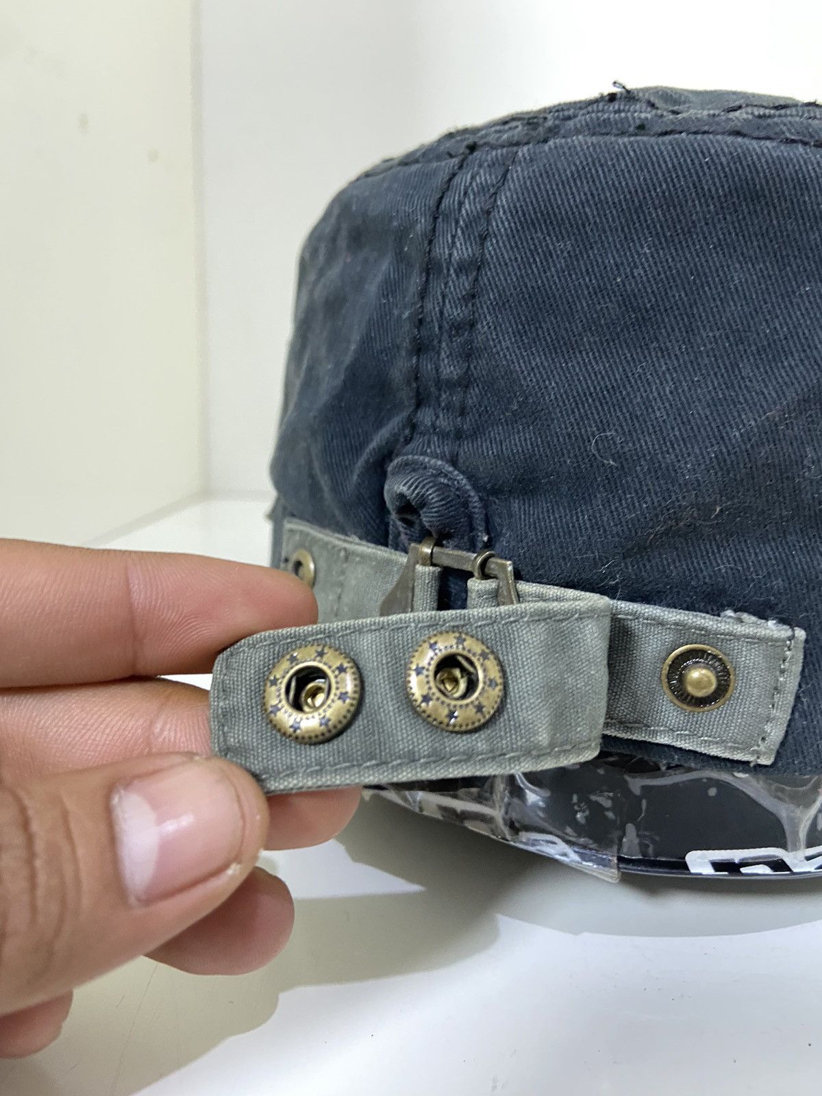 If Six Was Nine × Japanese Brand × Le Grande Bleu (L.G.B.) 2000s patrol hat punk skulls if six was nine style Size ONE SIZE - 7 Thumbnail