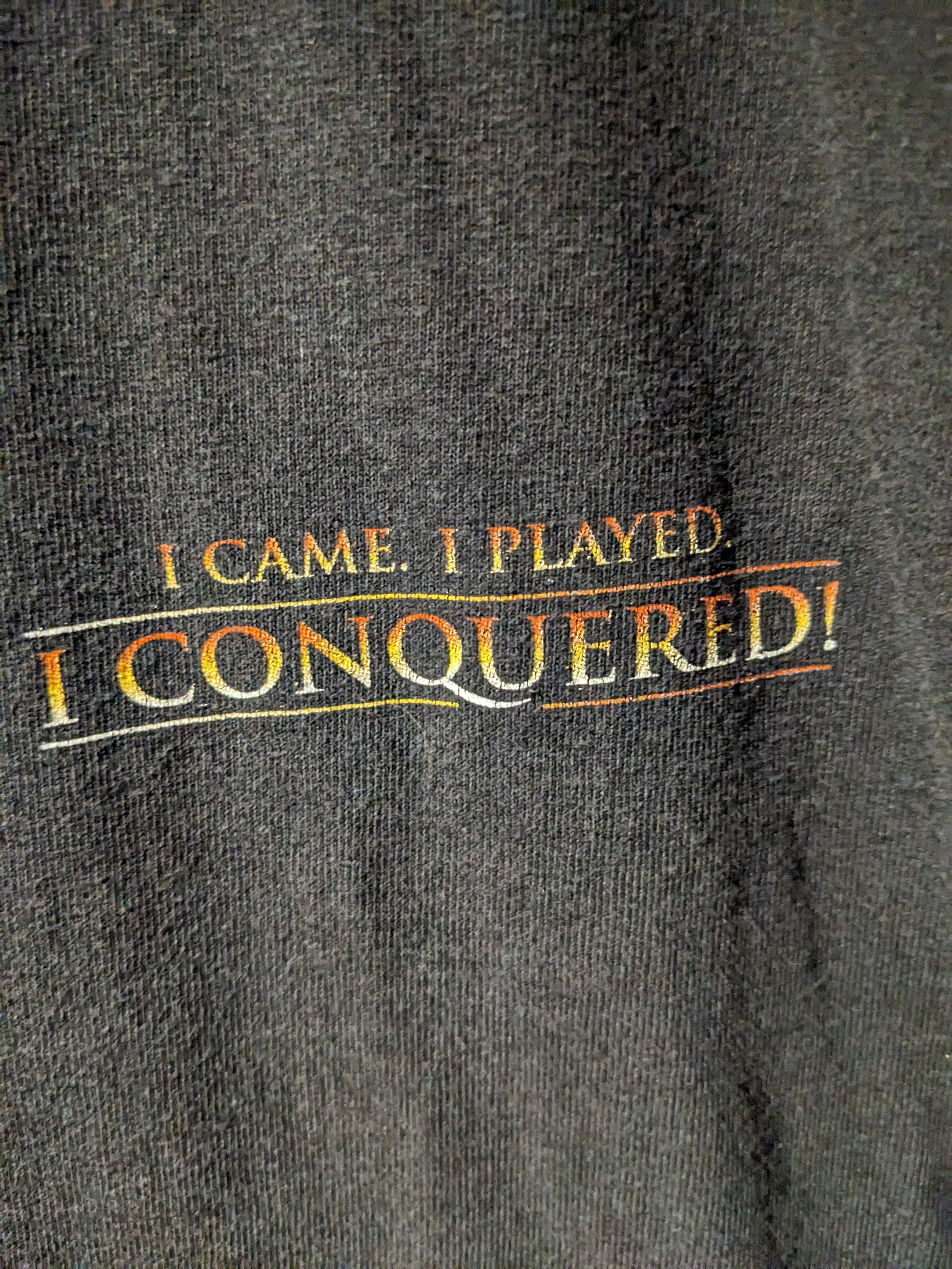Vintage Vintage 90s Caesars Atlantic City I Came I Played T-Shirt Size US XL / EU 56 / 4 - 4 Thumbnail