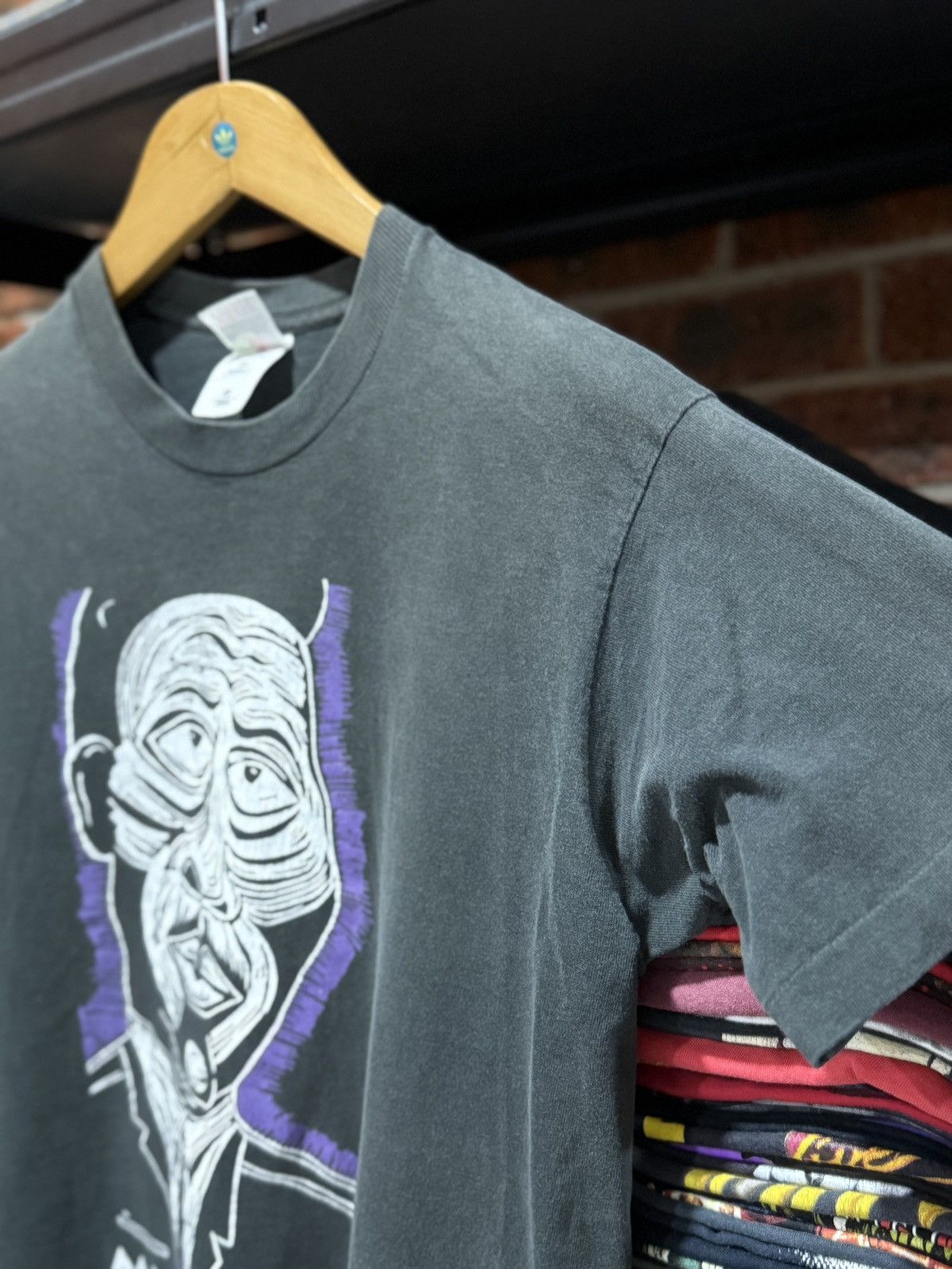 Band Tees Vintage 90s George Davidson Muddy Waters Sun Faded Tee Size US M / EU 48-50 / 2 - 8 Thumbnail