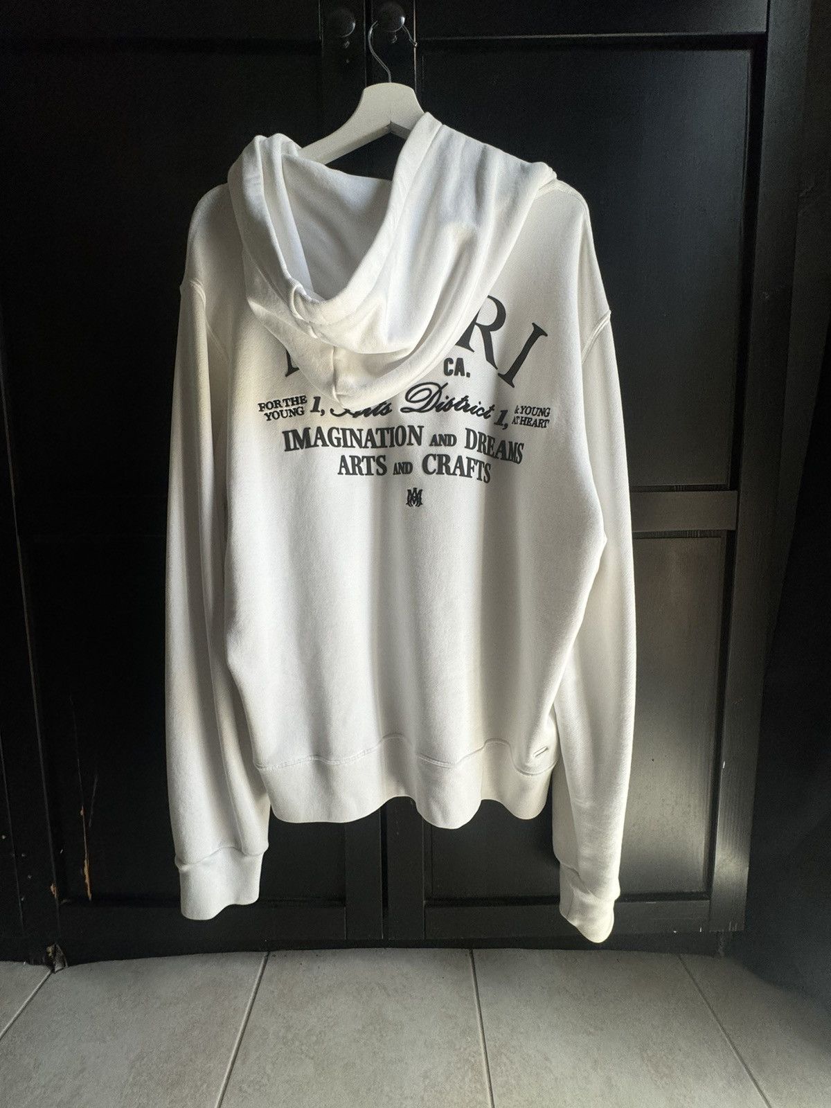 Amiri Amiri White logo hoodie Size US M / EU 48-50 / 2 - 1 Thumbnail