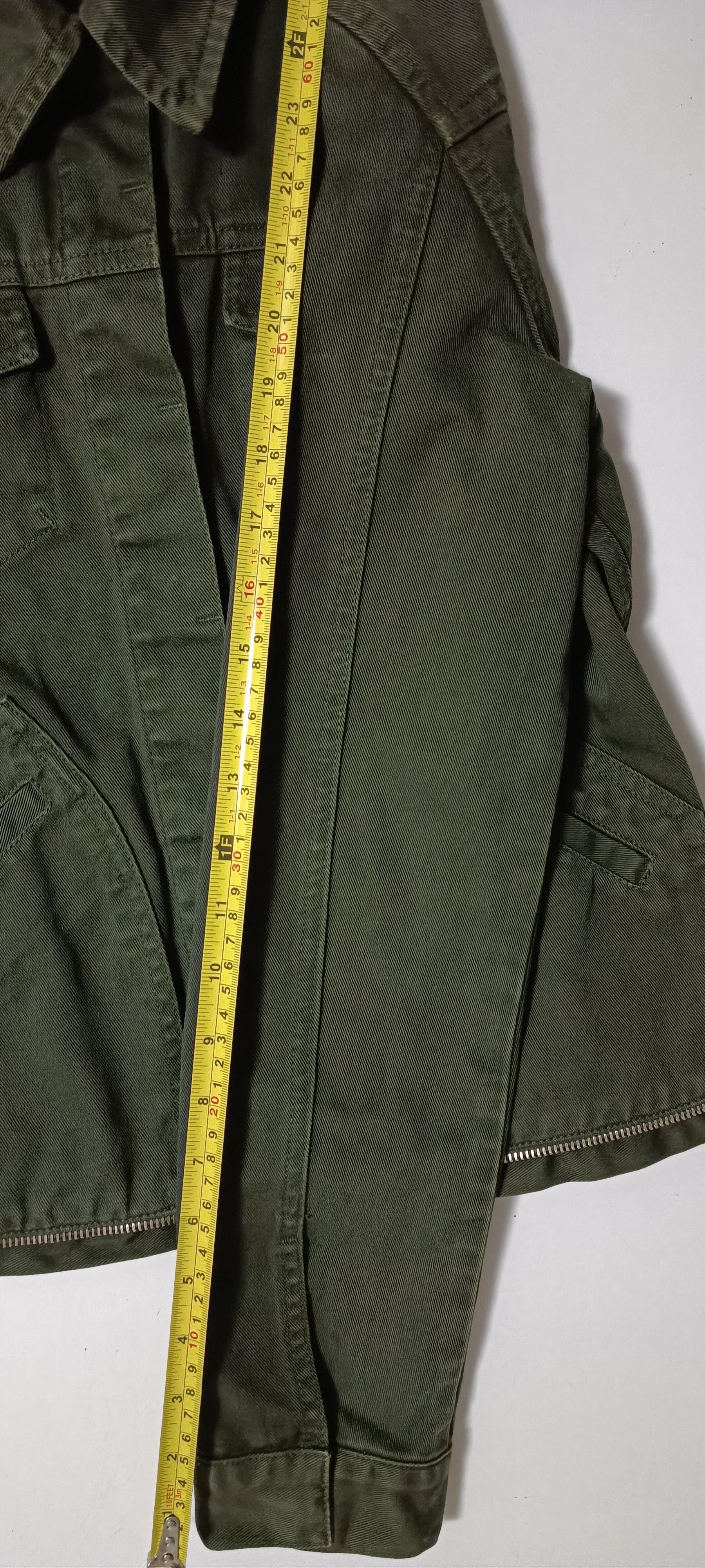 Jean Paul Gaultier 2000 - Colec. n°1- JPG Jeans- Militar green jacket Size M / US 6-8 / IT 42-44 - 19 Thumbnail