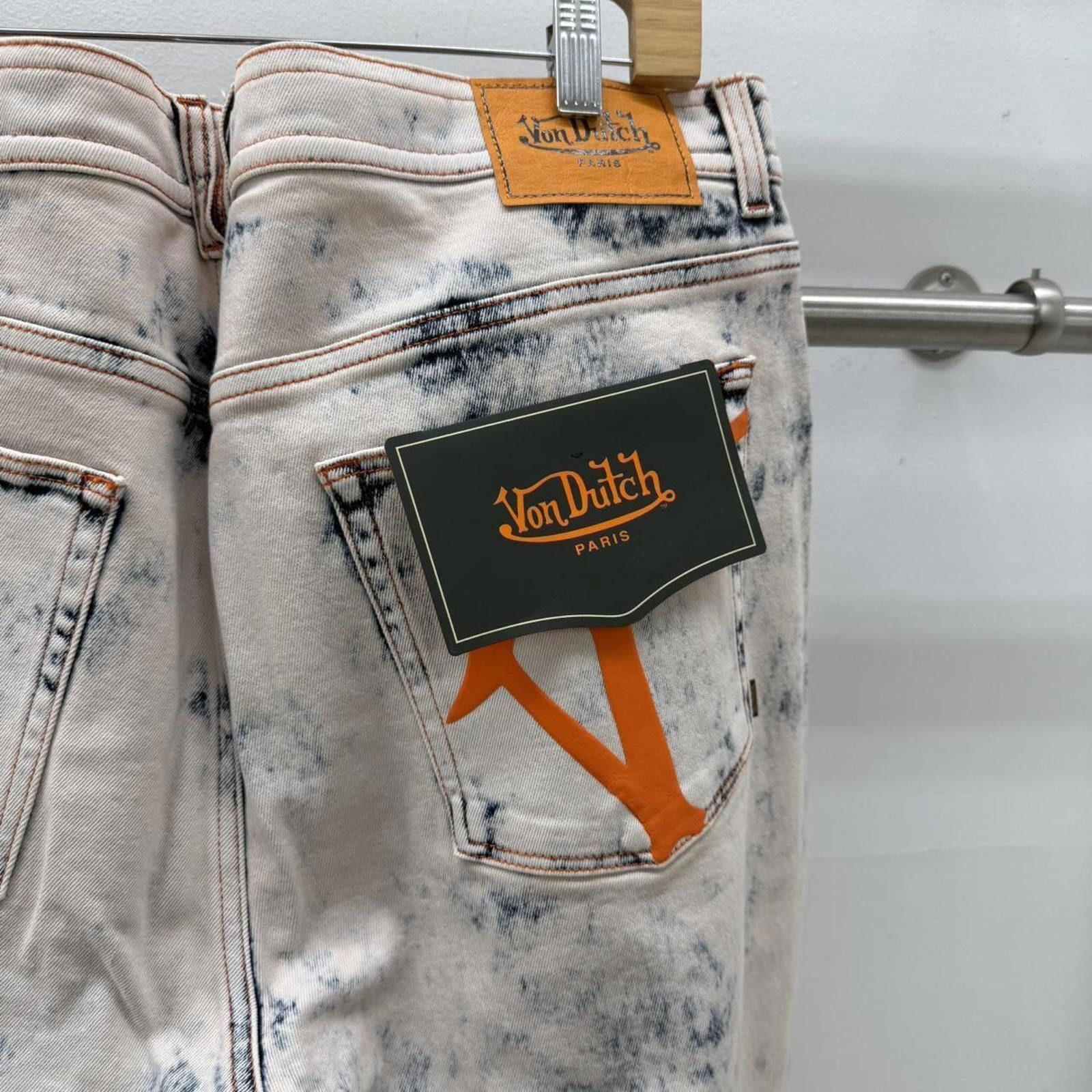 Von Dutch Von Dutch Paris Denim Acid Wash Jeans Size W36 L34 New Size US 36 / EU 52 - 3 Thumbnail