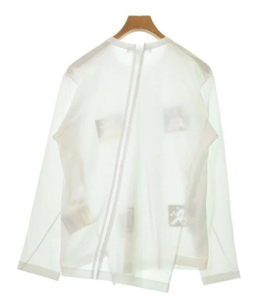 Comme des Garcons SHIRT Shirt Long Sleeve Collarless Zip Up Cotton White Size US M / EU 48-50 / 2 - 2 Thumbnail