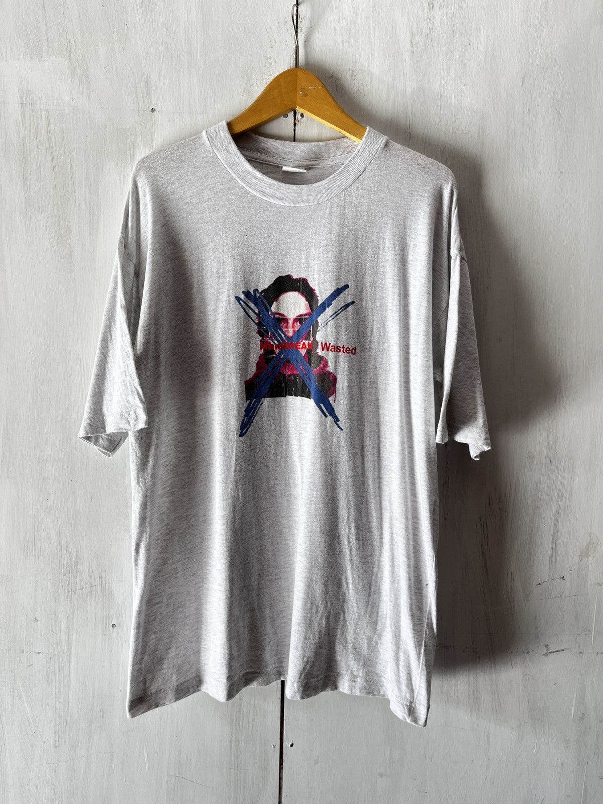 Band Tees Vintage ManBreak 1997 Rare band Size US L / EU 52-54 / 3 - 1 Thumbnail