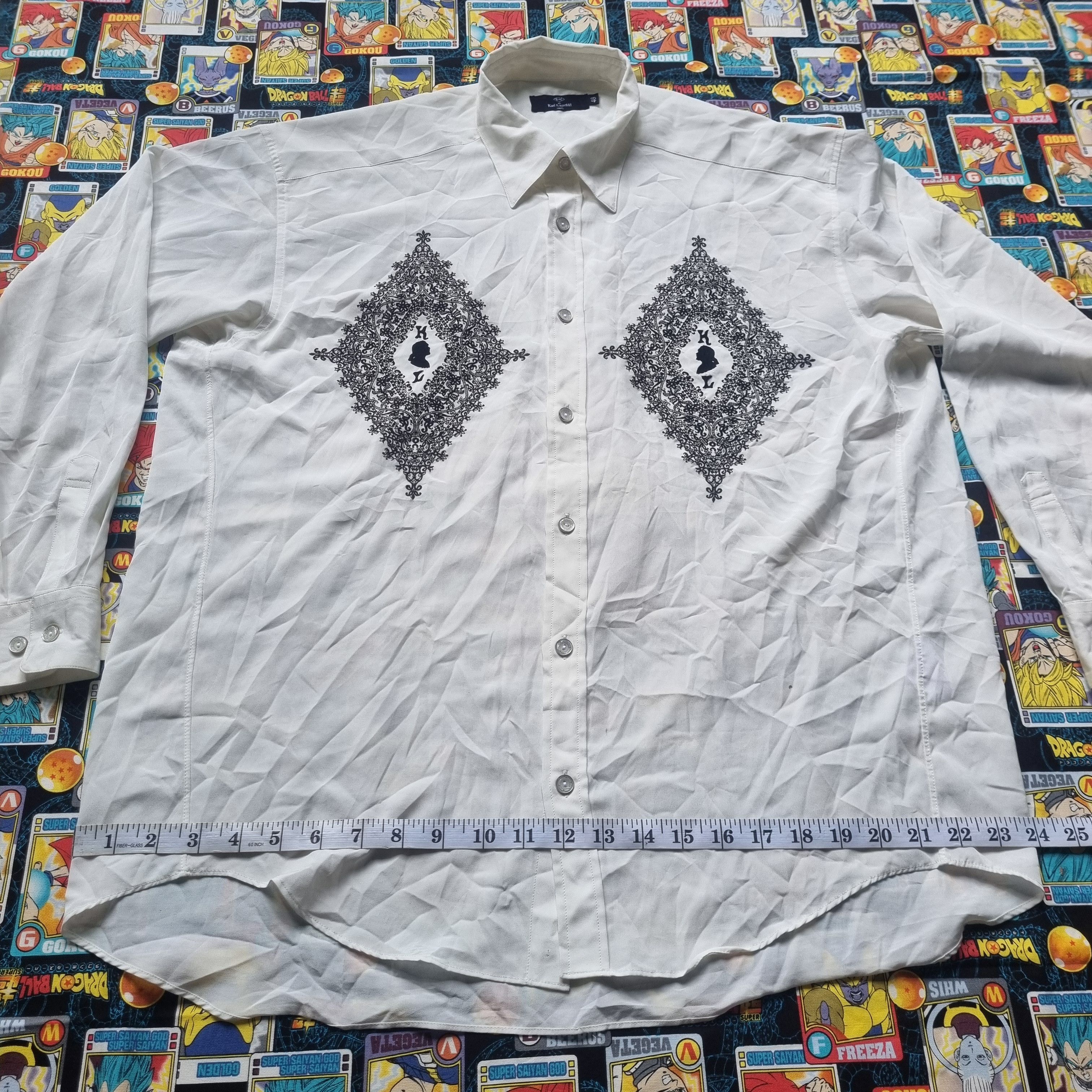 Karl Lagerfeld Karl Lagerfeld Button Up Shirt Size US M / EU 48-50 / 2 - 7 Thumbnail