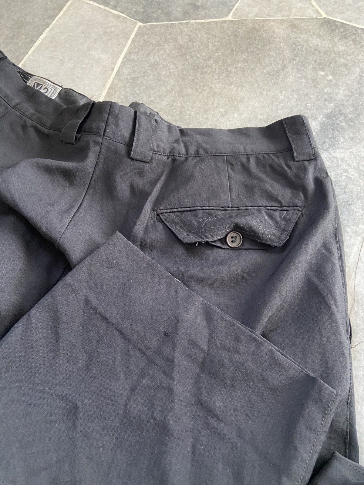 Versace Vintage Versace Black Mohair Trousers Pants Size 48 Size US 30 / EU 46 - 11 Thumbnail