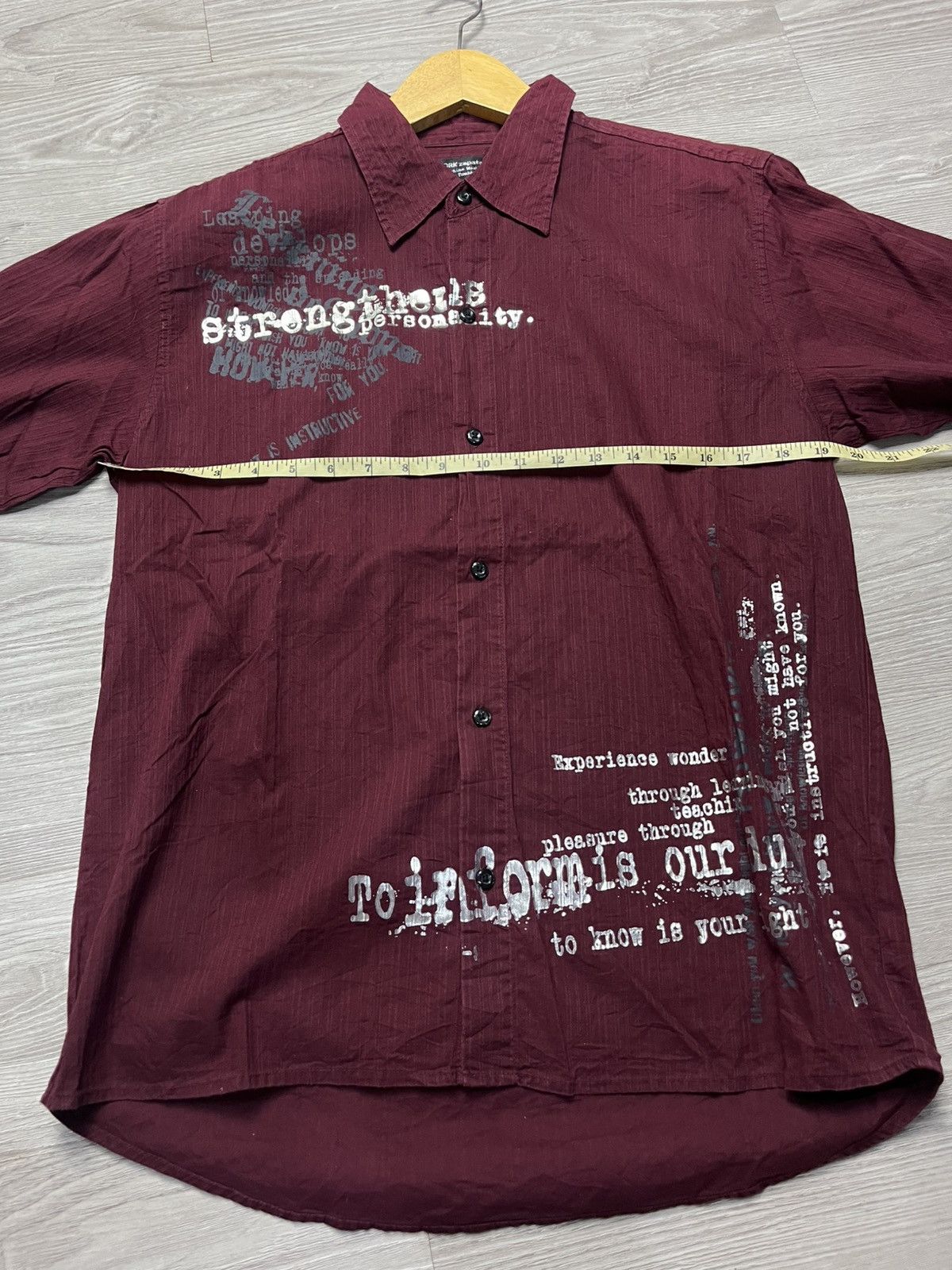 Japanese Brand 2000s ifsixwasnine punk style shirt Size US M / EU 48-50 / 2 - 7 Thumbnail