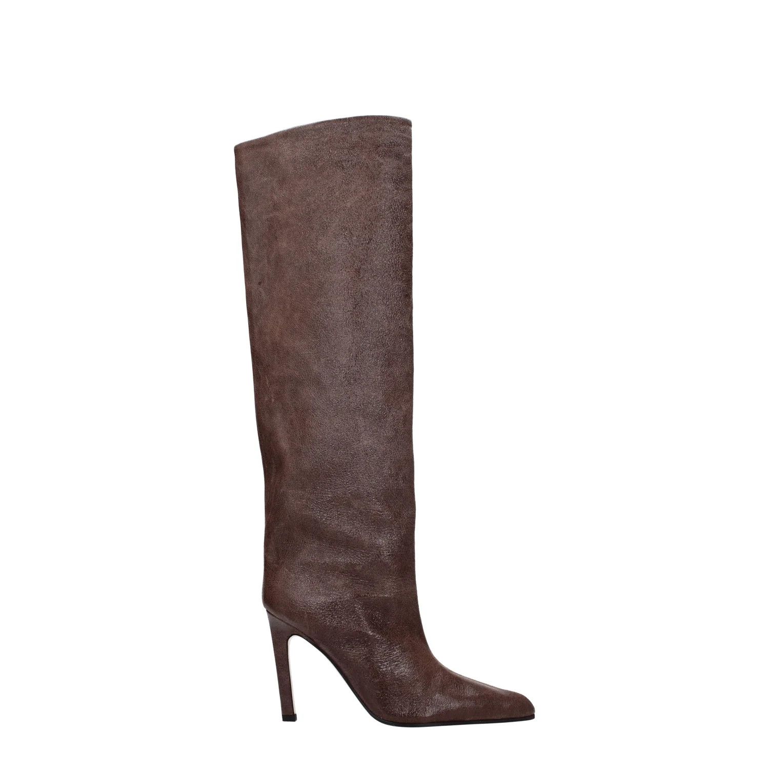 ob1o1e1124 Leather Boots in Brown