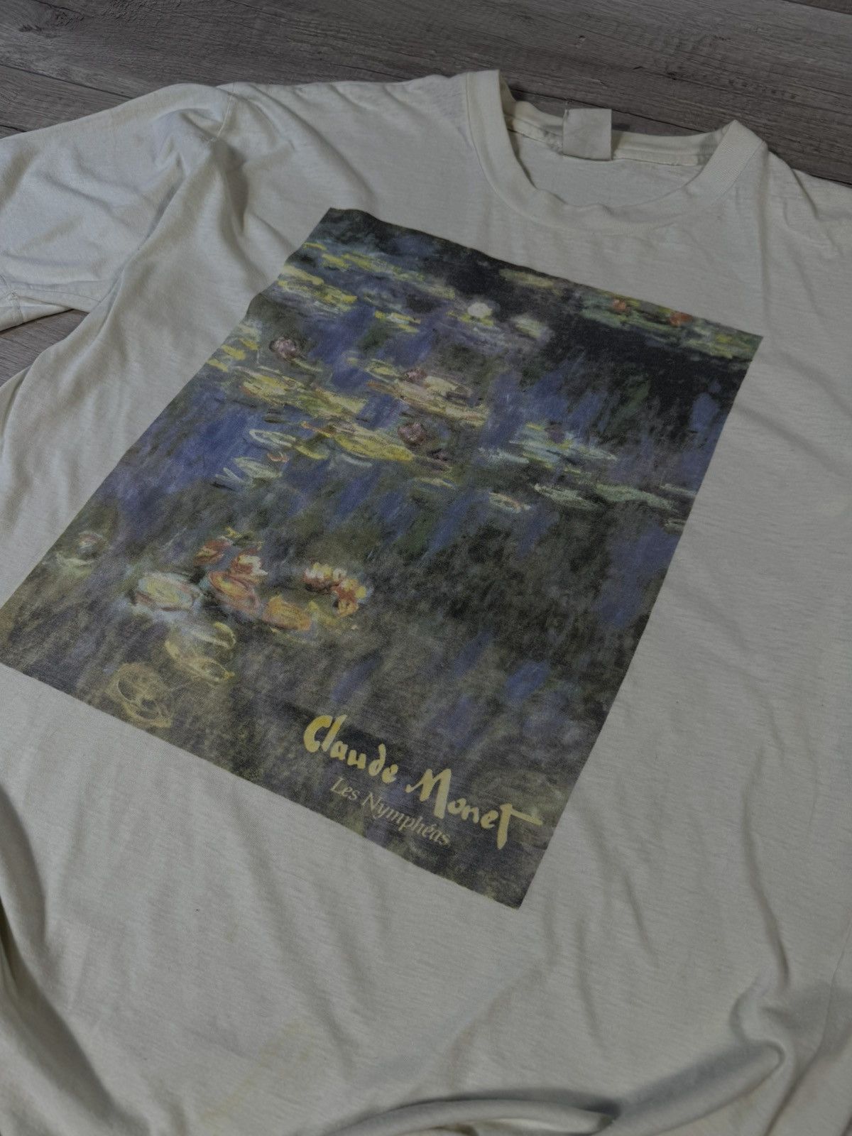 Vintage Claude Monet Les Nympheas Vintage Art Tee Size L Size US L / EU 52-54 / 3 - 2 Thumbnail