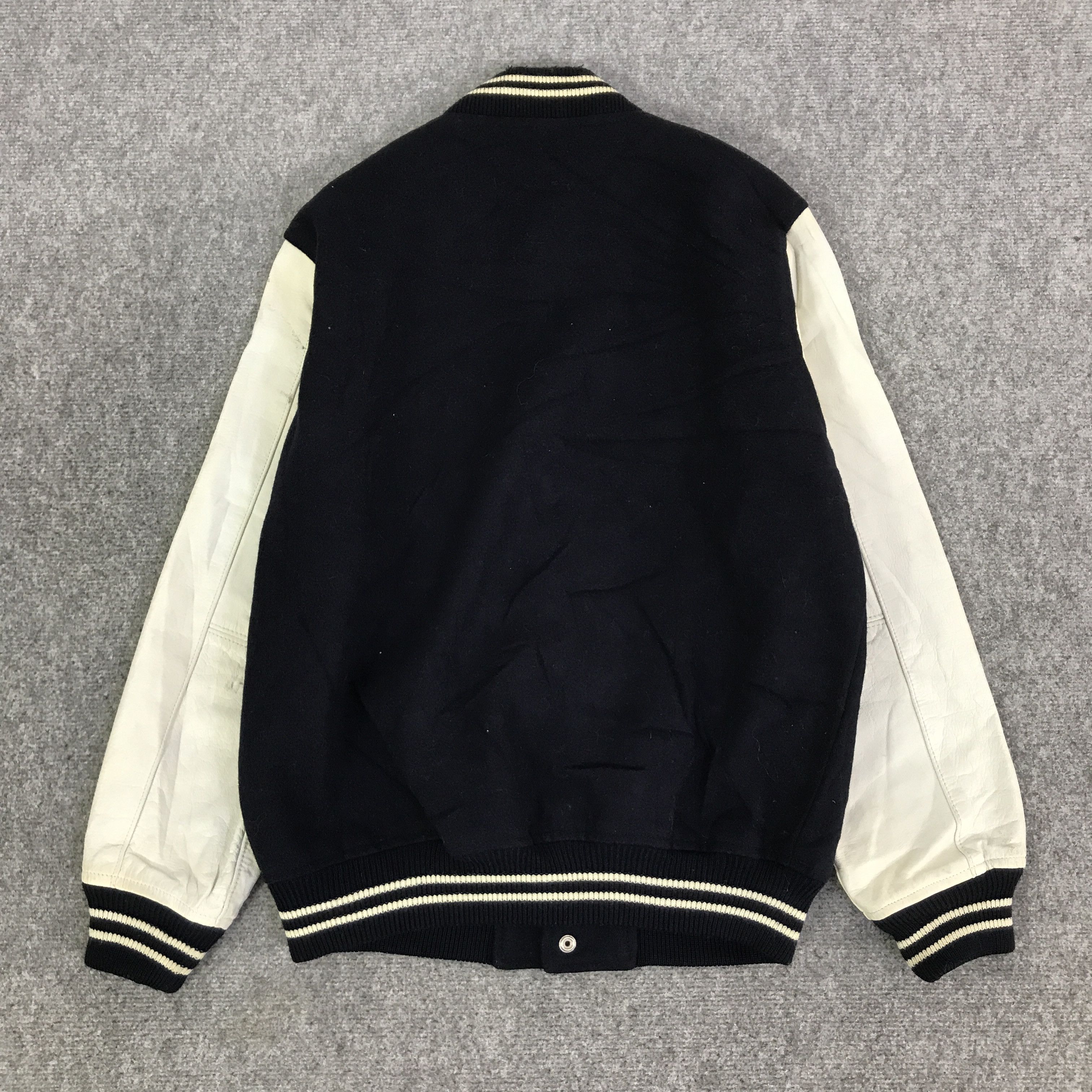 Japanese Brand VOX JAPAN STYLE VARSITY WOOL JACKET K105B6 Size US L / EU 52-54 / 3 - 3 Thumbnail