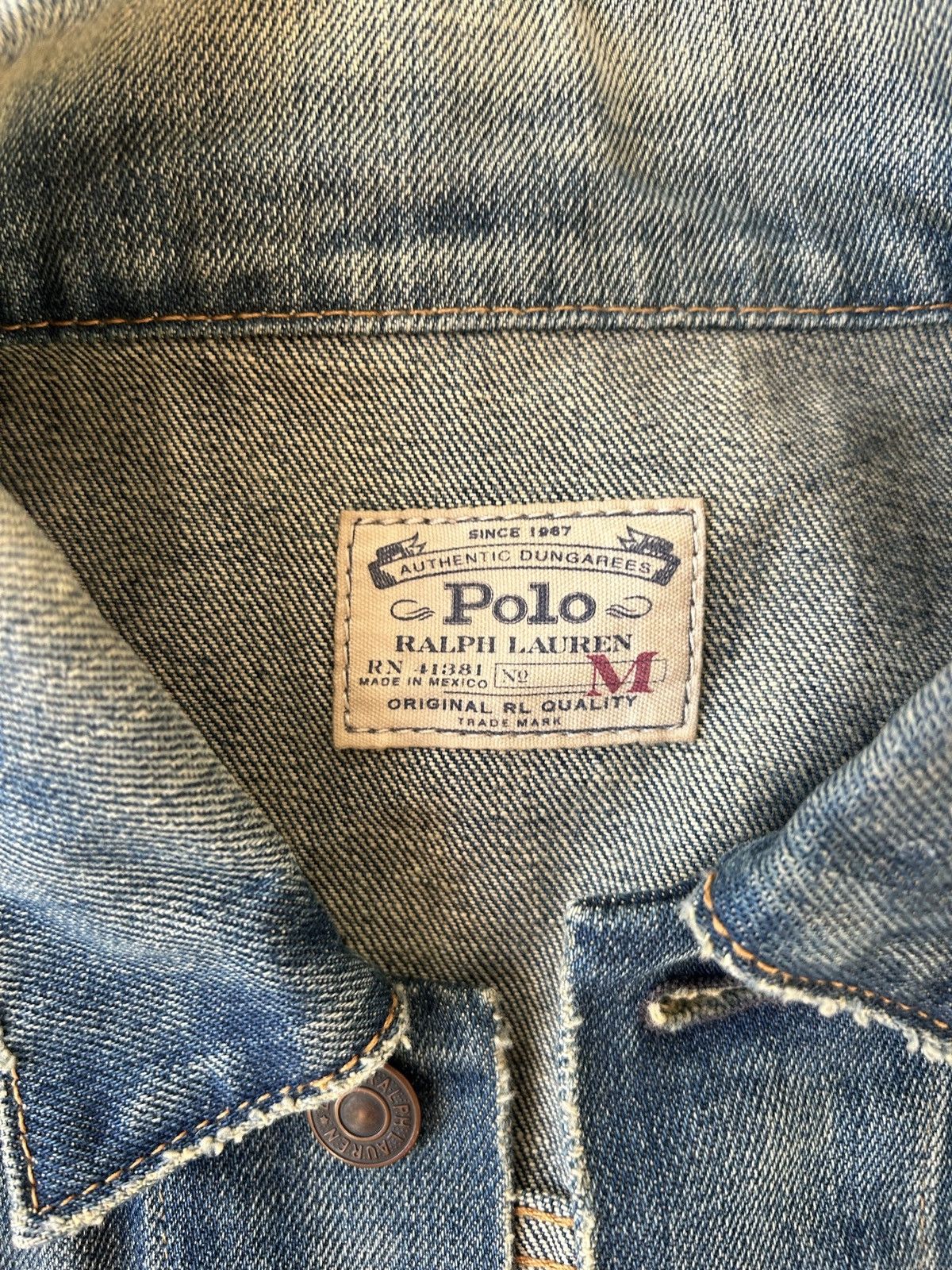 Polo Ralph Lauren Ralph Lauren Denim Trucker Jacket Size US M / EU 48-50 / 2 - 3 Thumbnail