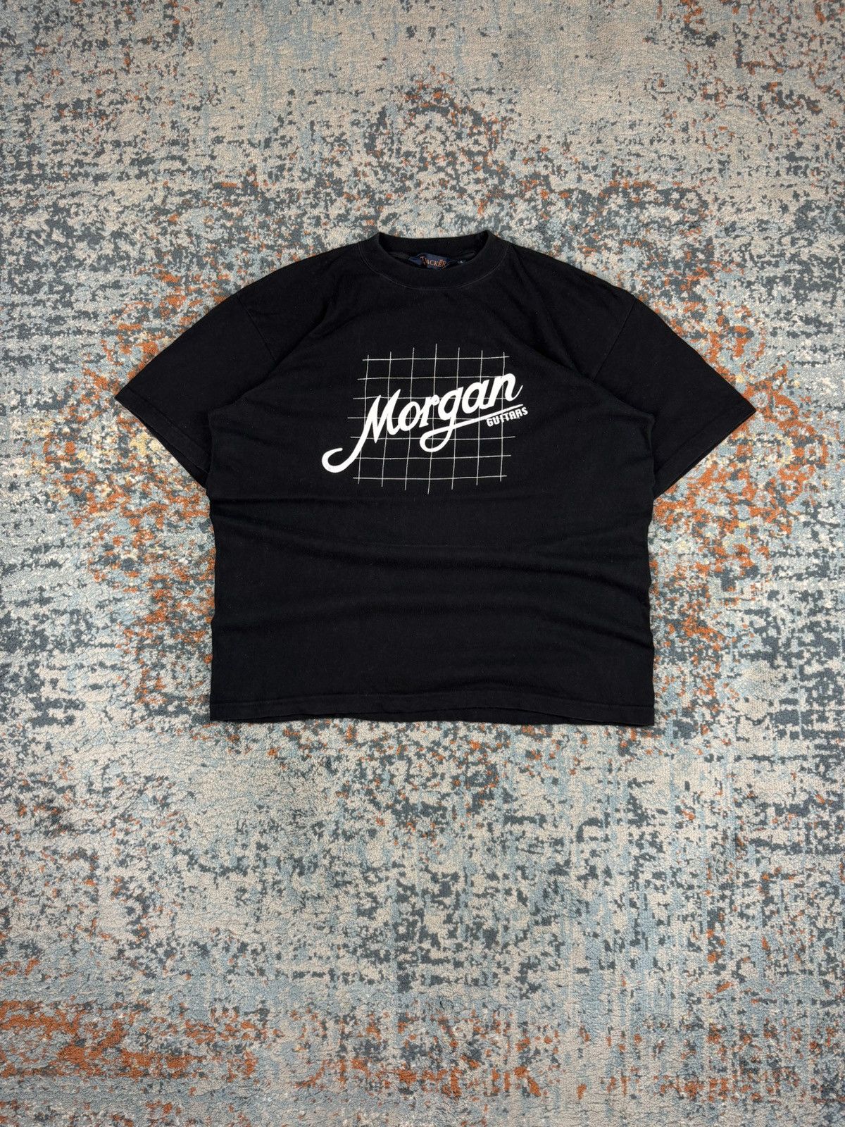 Band Tees × Vintage Vintage 90s Morgan Guitars graphic promo tee Gibson fender Size US XL / EU 56 / 4 - 1 Thumbnail