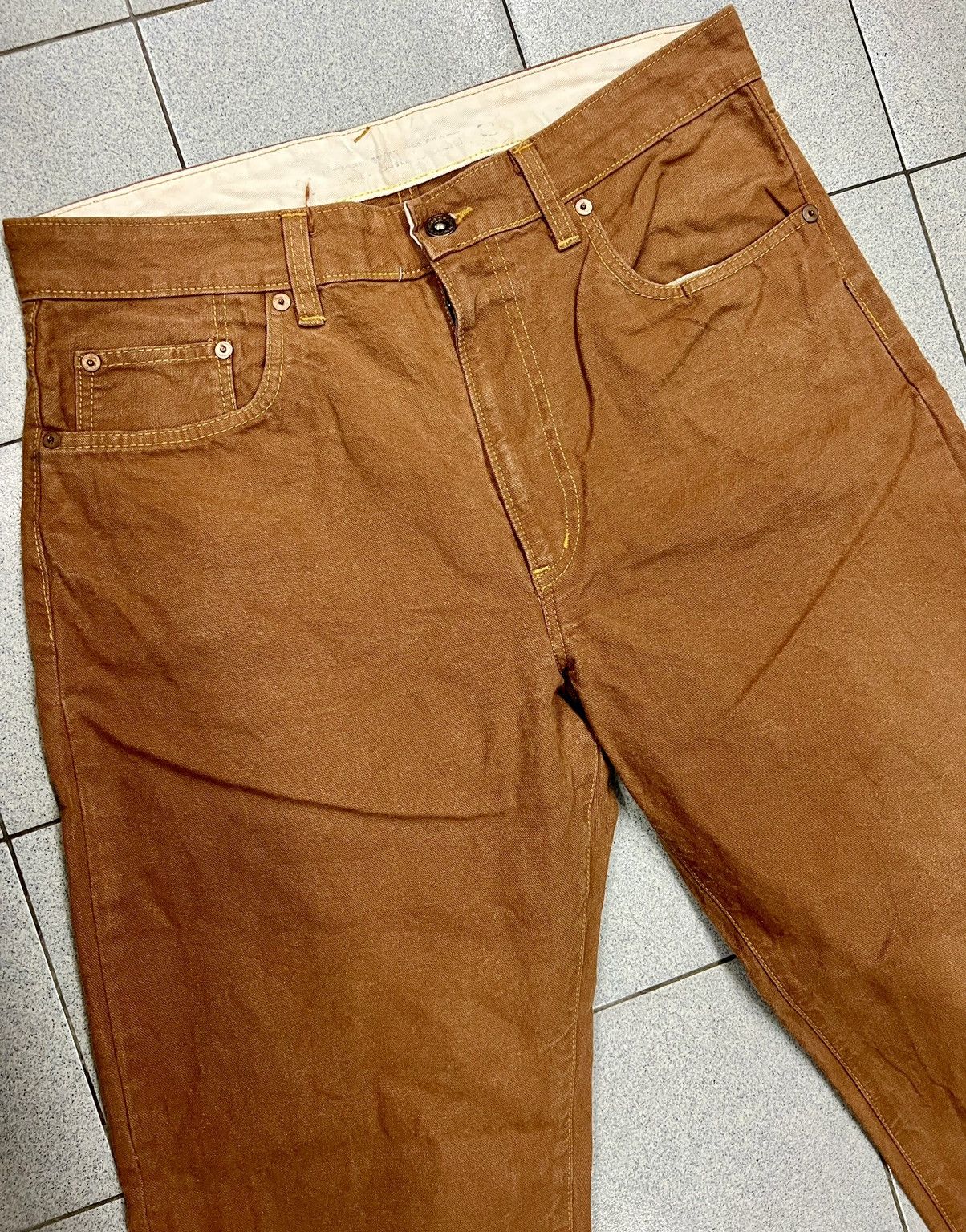 Vintage Vintage 80s Unbranded Worker Pants Size US 34 / EU 50 - 2 Thumbnail