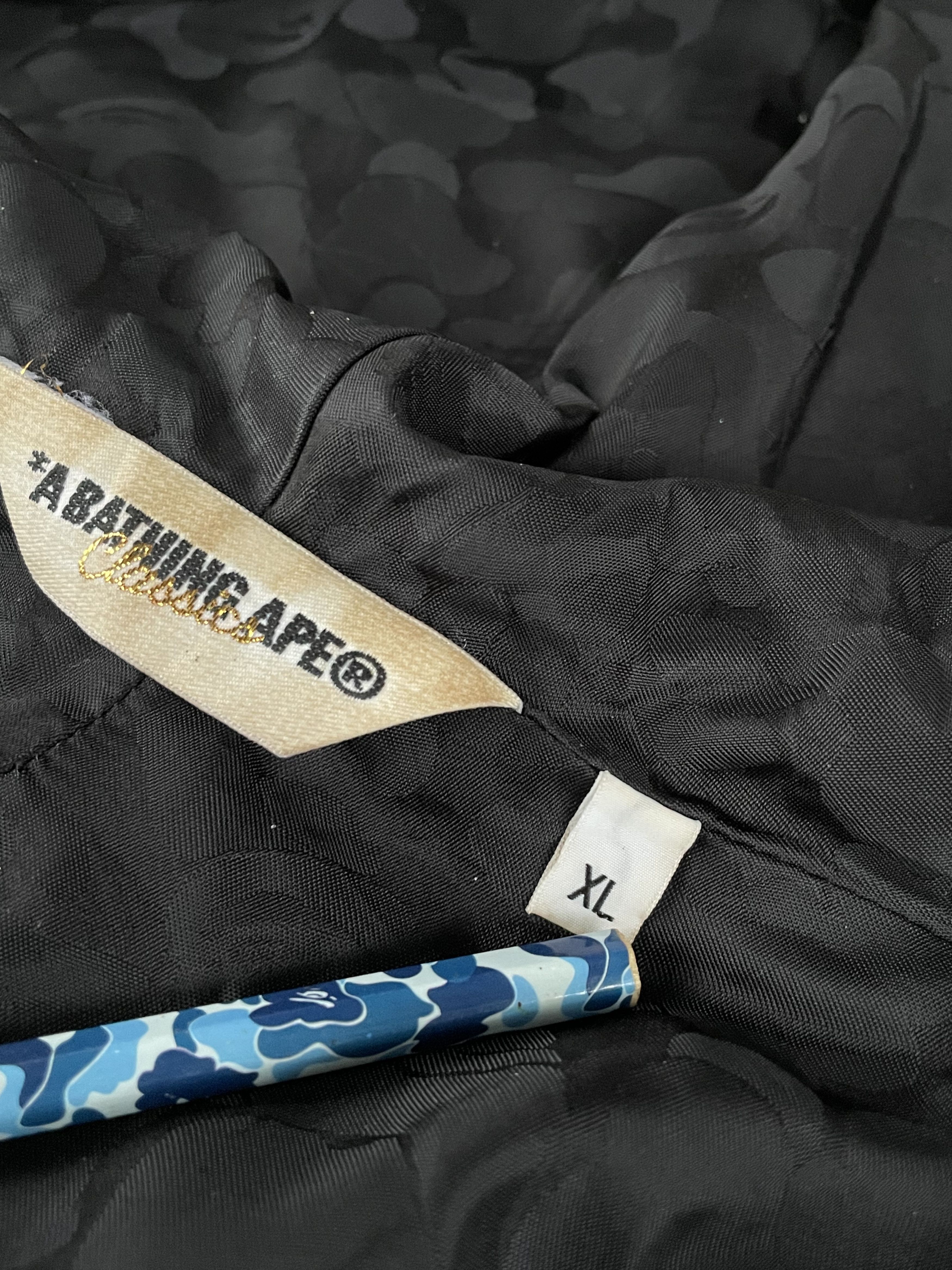Bape 2008 Bape Shark Leather Hoodie Size US XL / EU 56 / 4 - 12 Thumbnail