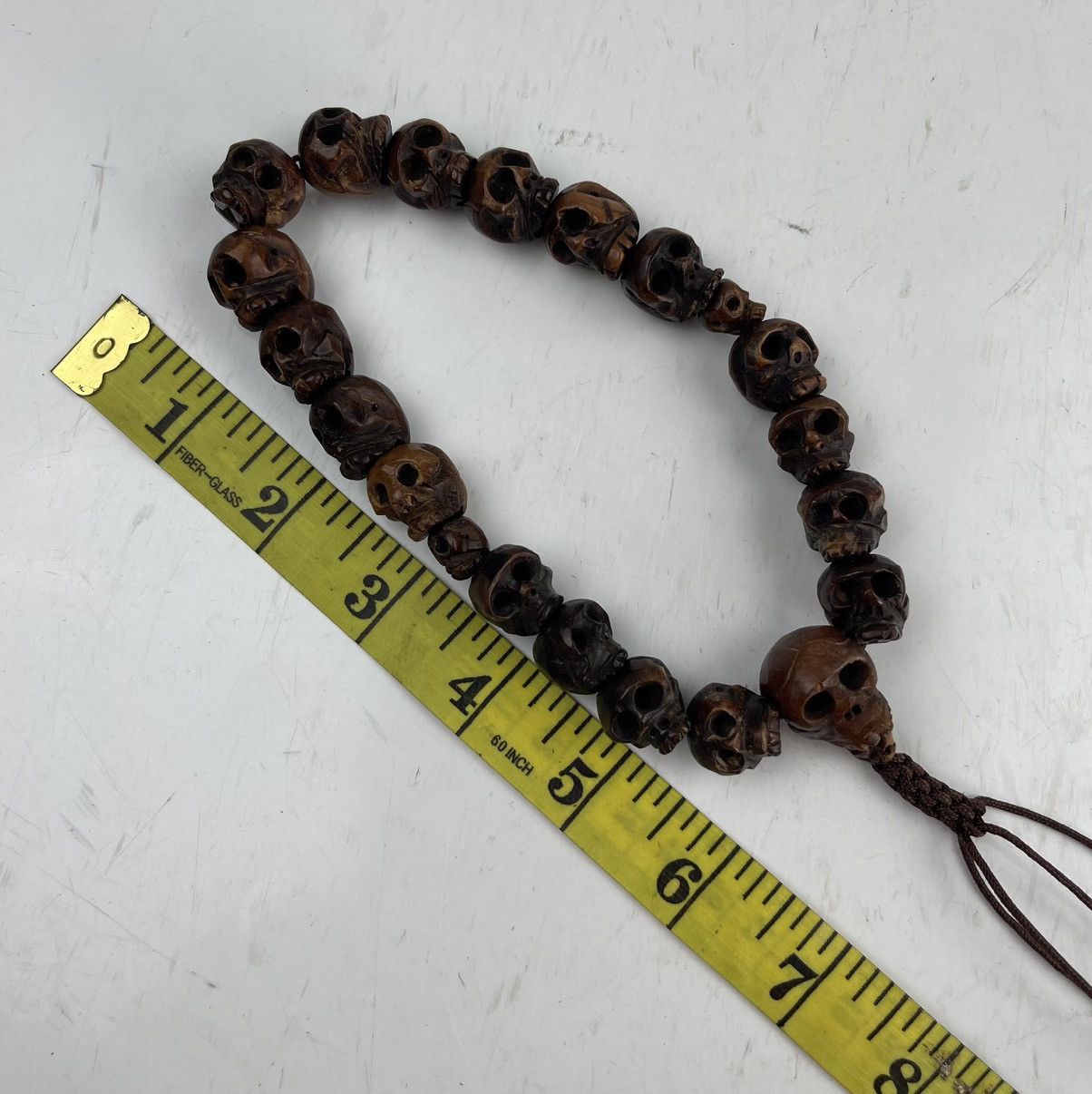 Seditionaries custom made multiple skull wooden bracelet tc33 Size ONE SIZE - 6 Thumbnail