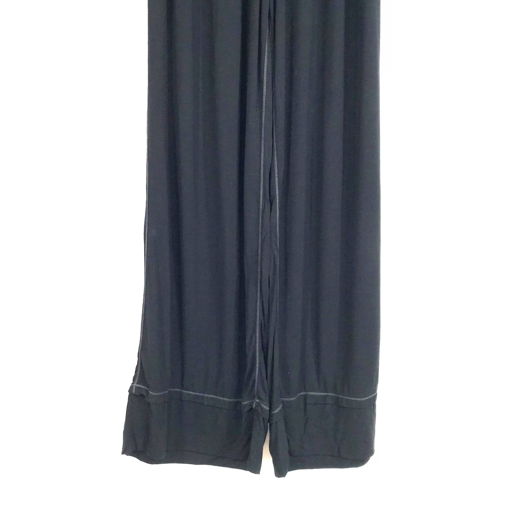 Free People FREE PEOPLE Women’s Pants S Black Elastic Waist Pull-On Lounge Pants Size 28" / US 6 / IT 42 - 3 Thumbnail