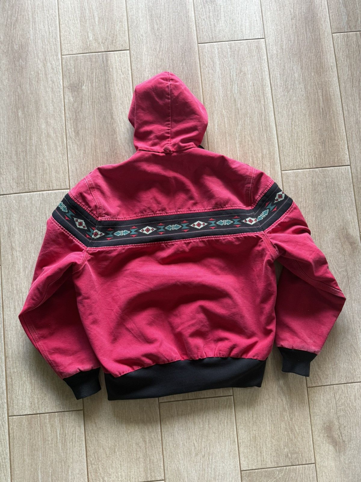 Carhartt Vintage J78RED Carhartt Aztec Jacket Size US M / EU 48-50 / 2 - 10 Thumbnail