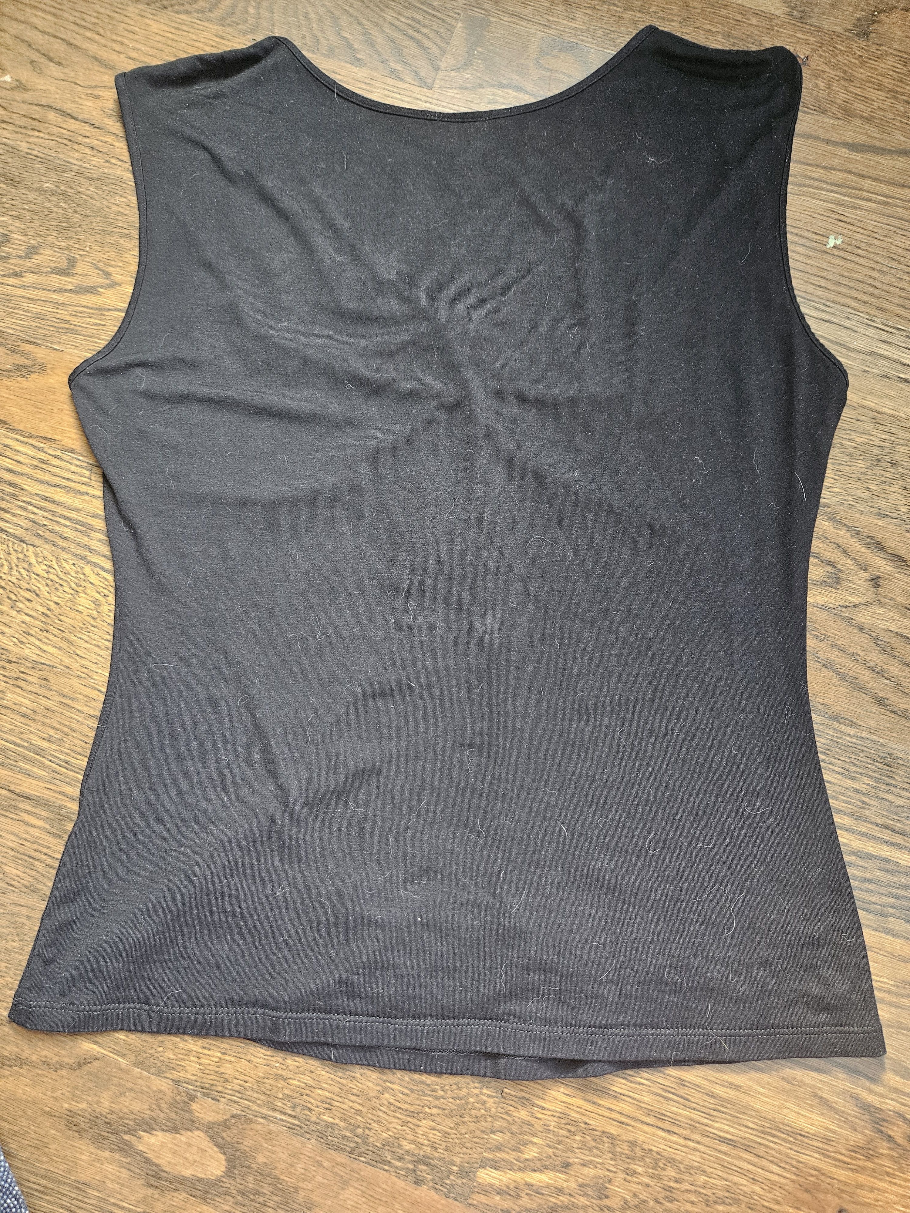 Armani Collezioni Black women's Armani Collection knit top with pleat detail Size XL / US 12-14 / IT 48-50 - 5 Thumbnail