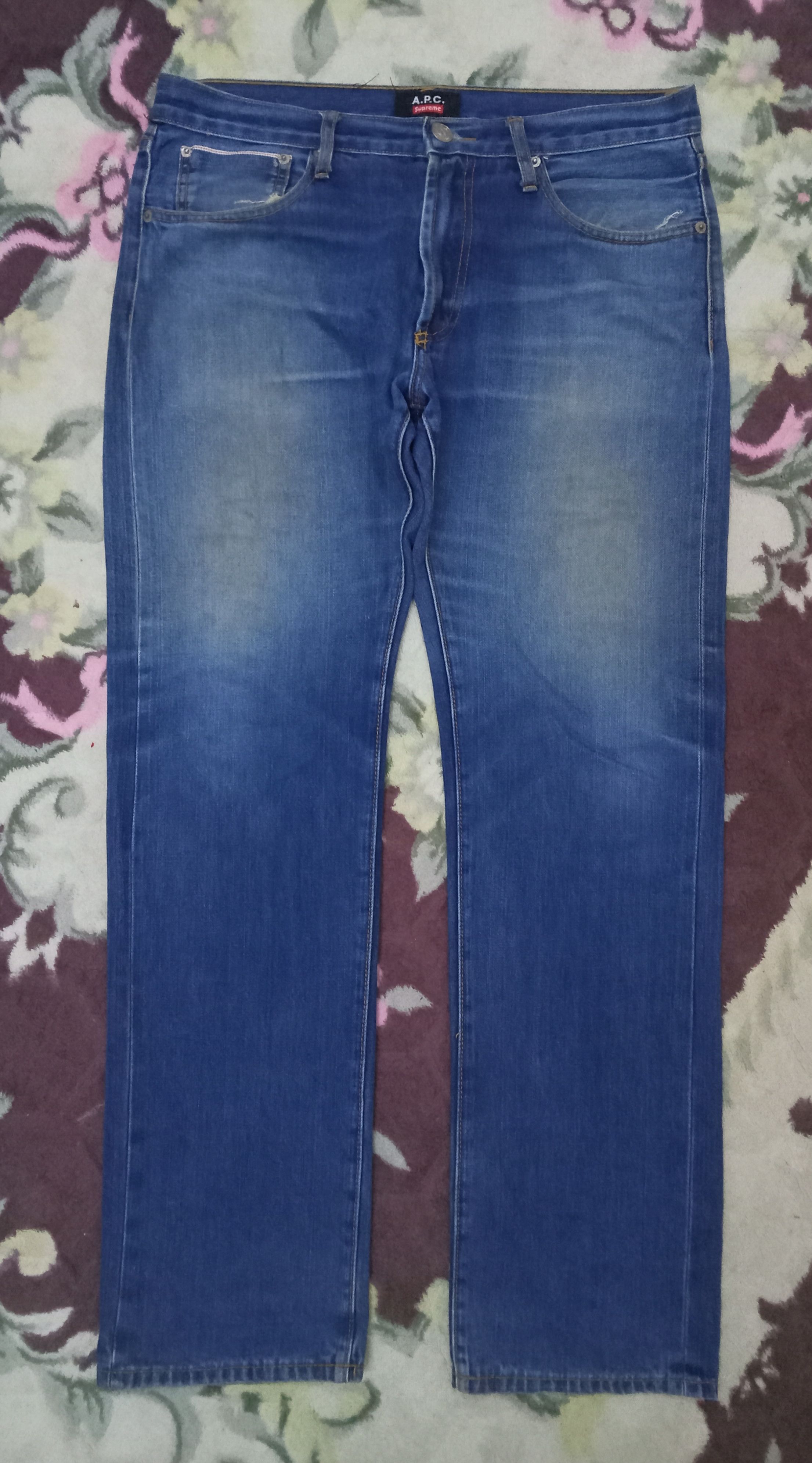 A.P.C. ストレートデニム 31 supreme A.P.C. × Supreme Jeans 31 Used | eBay