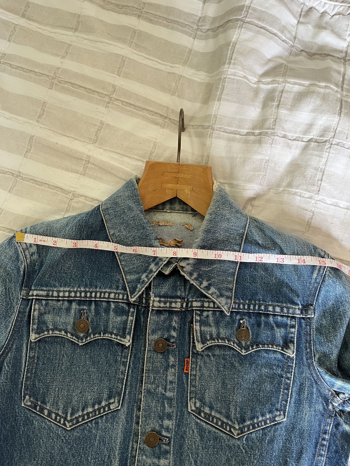 Levi's Vintage 70s-80s Levis Trucker Orange Tab Size S / US 4 / IT 40 - 20 Thumbnail