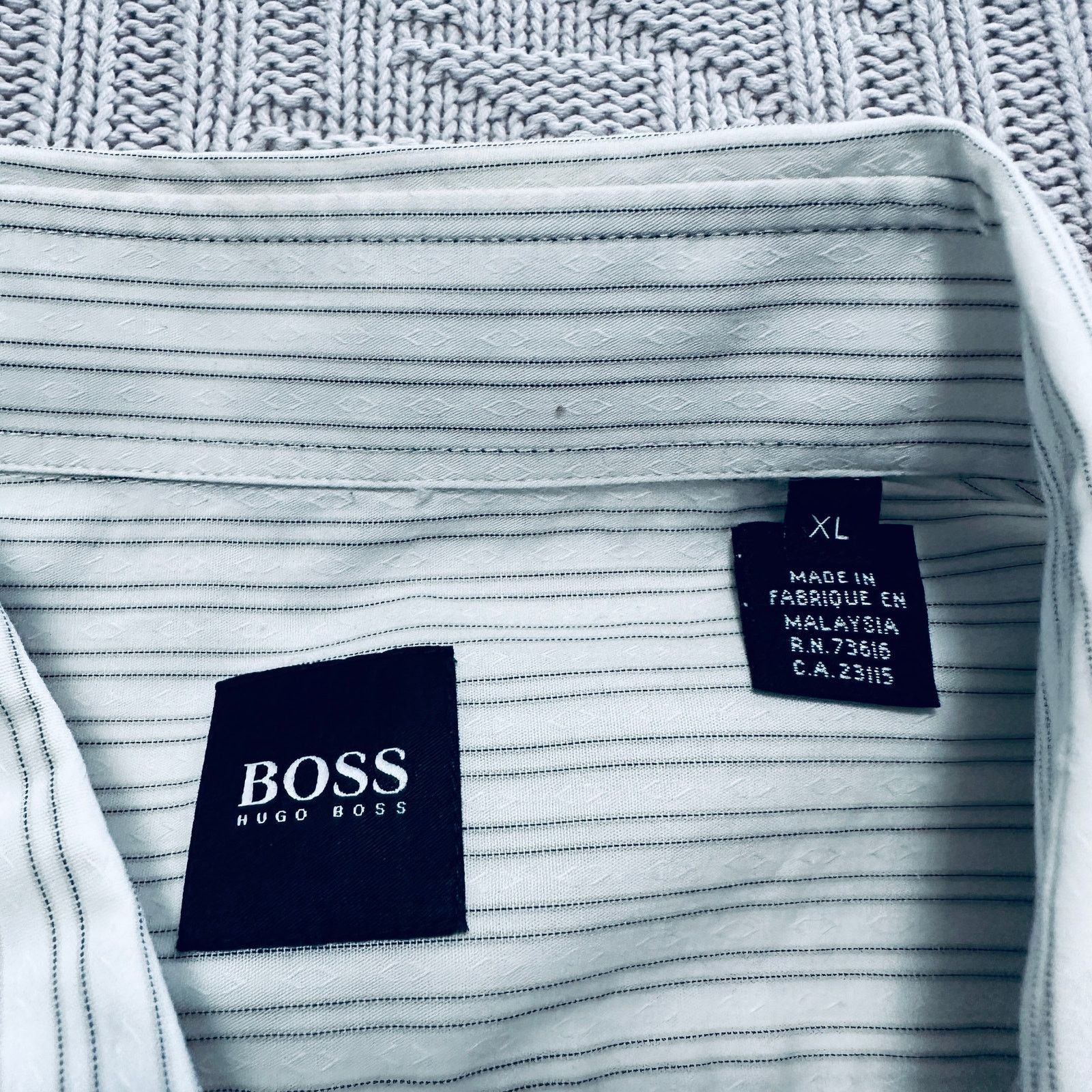 Hugo Boss Hugo Boss striped button down Size US XL / EU 56 / 4 - 4 Thumbnail
